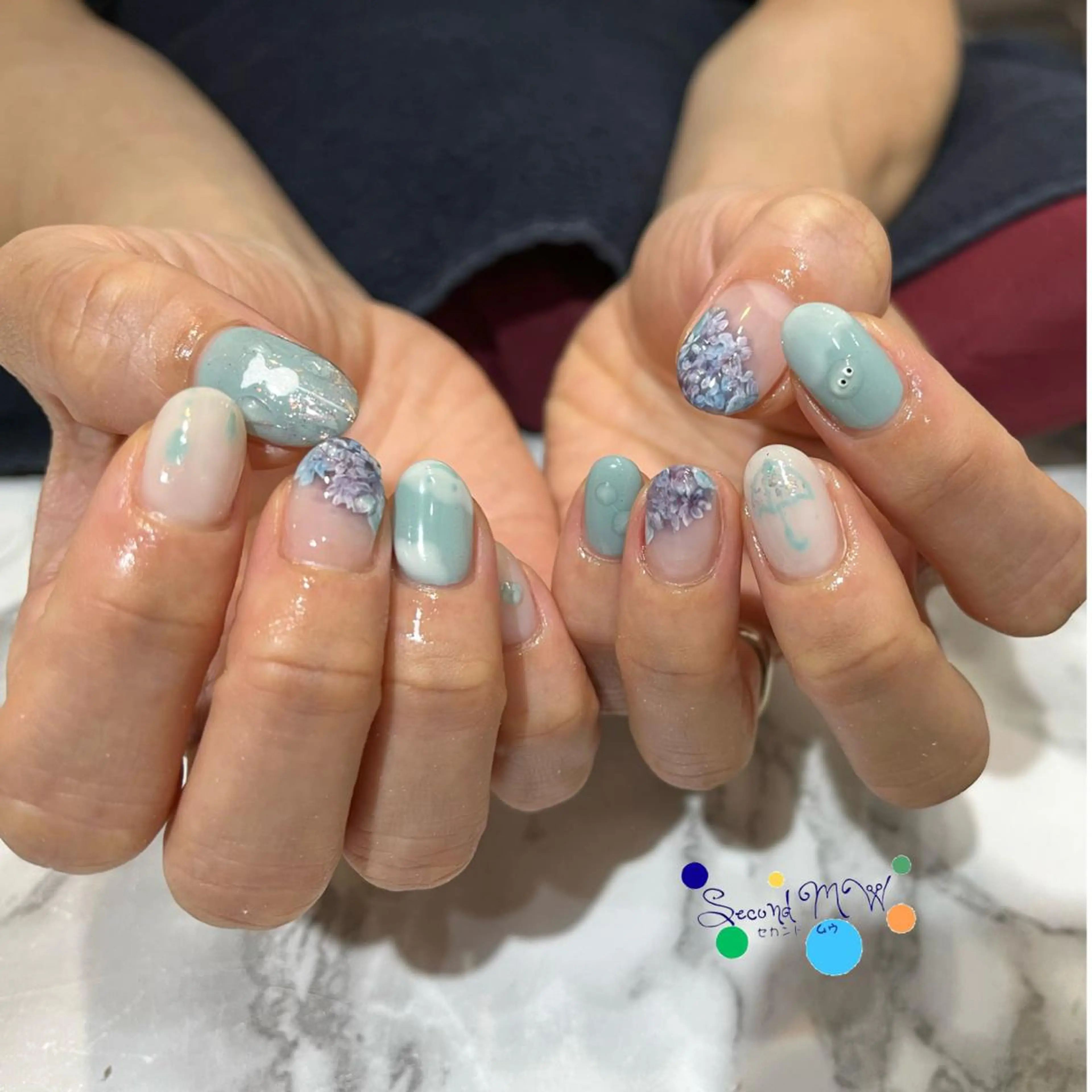 ネイル ハンドネイル SecondMW _nail 　川連のネイルデザイン