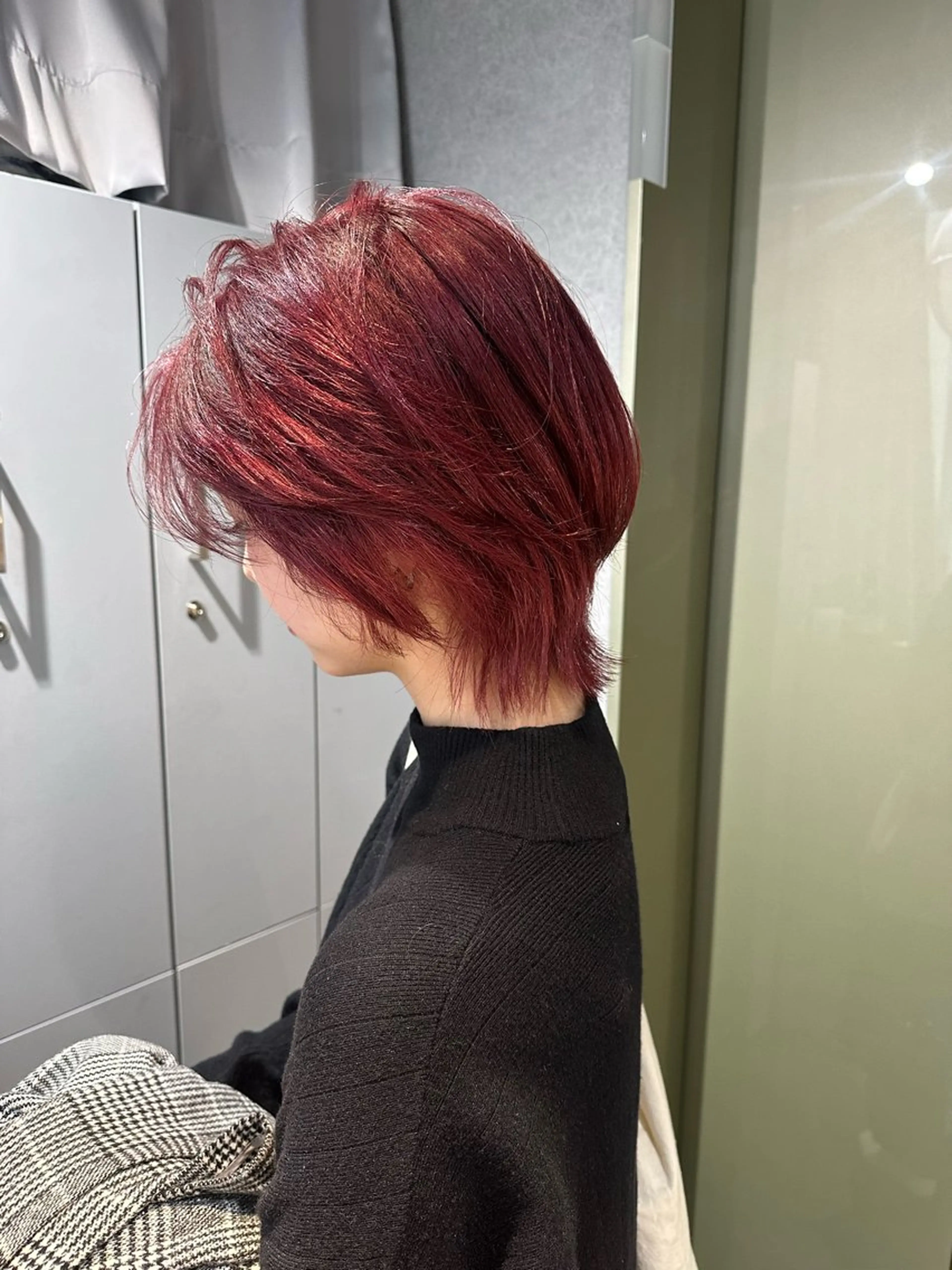 ショート カラー ヘアカラー トリートメント ケアブリーチ特化✨/ 艶カラー/エクステのヘアスタイル