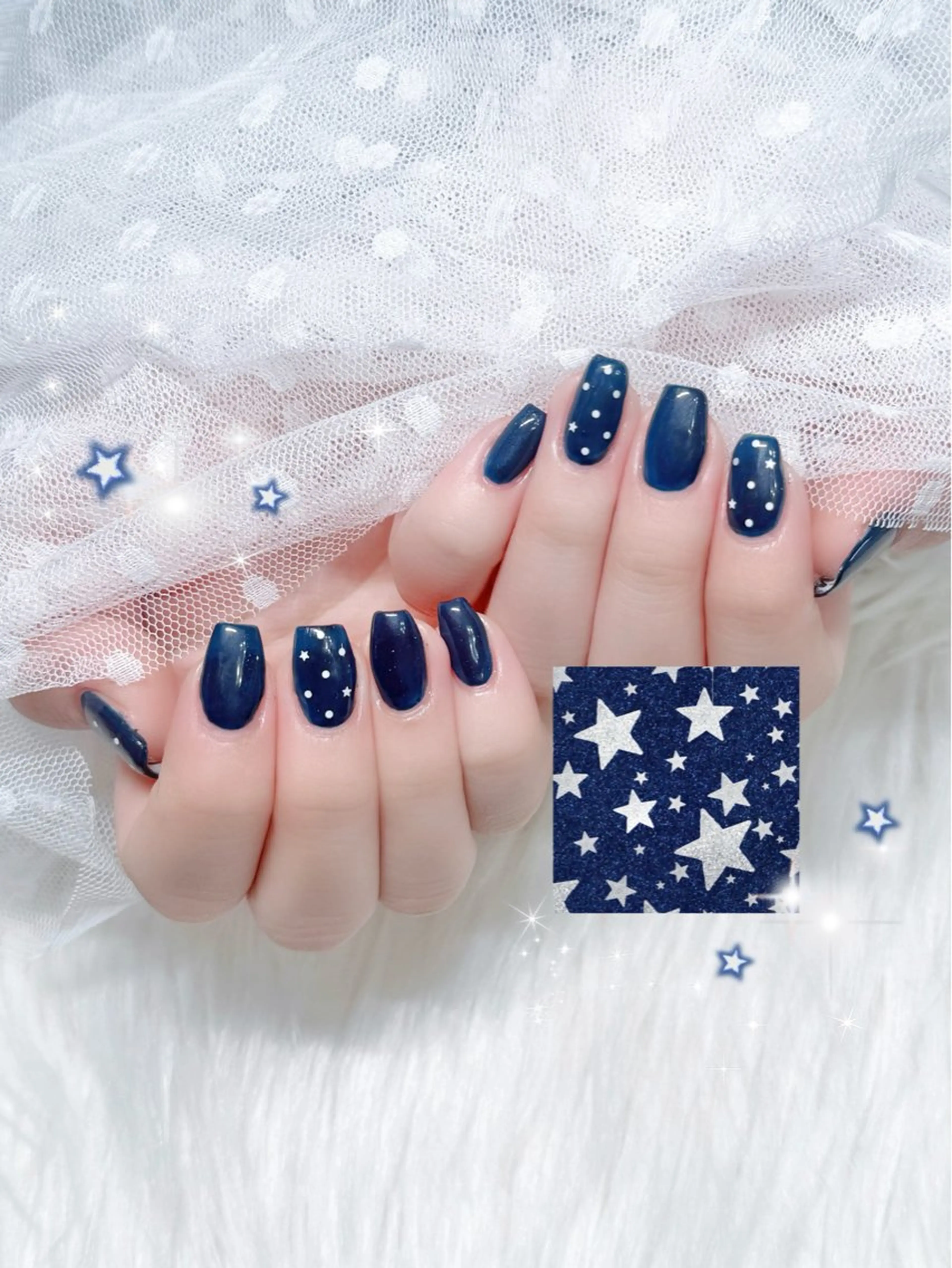 ネイル ドット ハンドネイル ✩.*🎀 aoi🎀のネイルデザイン