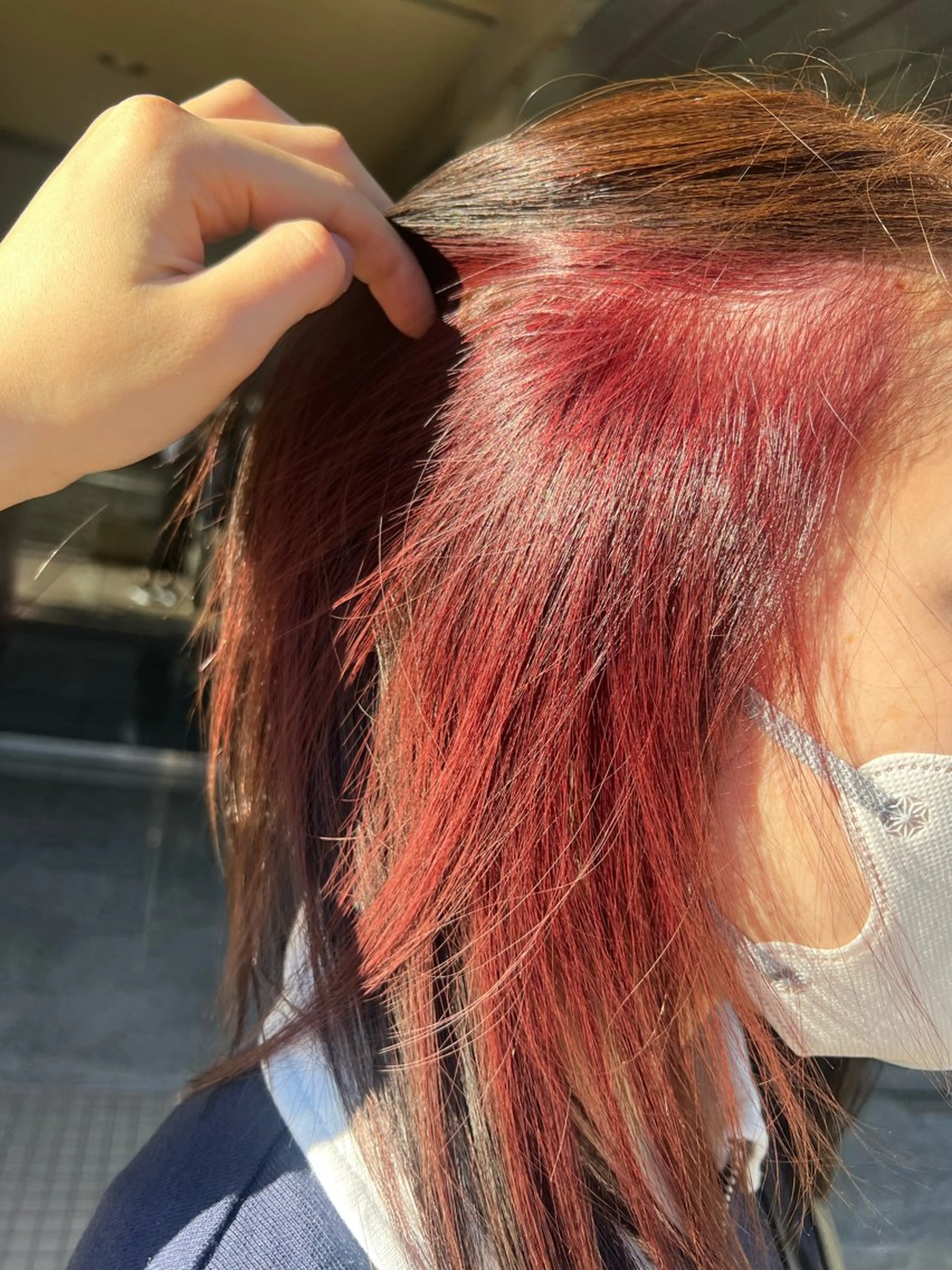 ミディアム カラー ヘアカラー トリートメント hair  bh.maara所属・bh.maara デザイン／ハイトーンのヘアスタイル