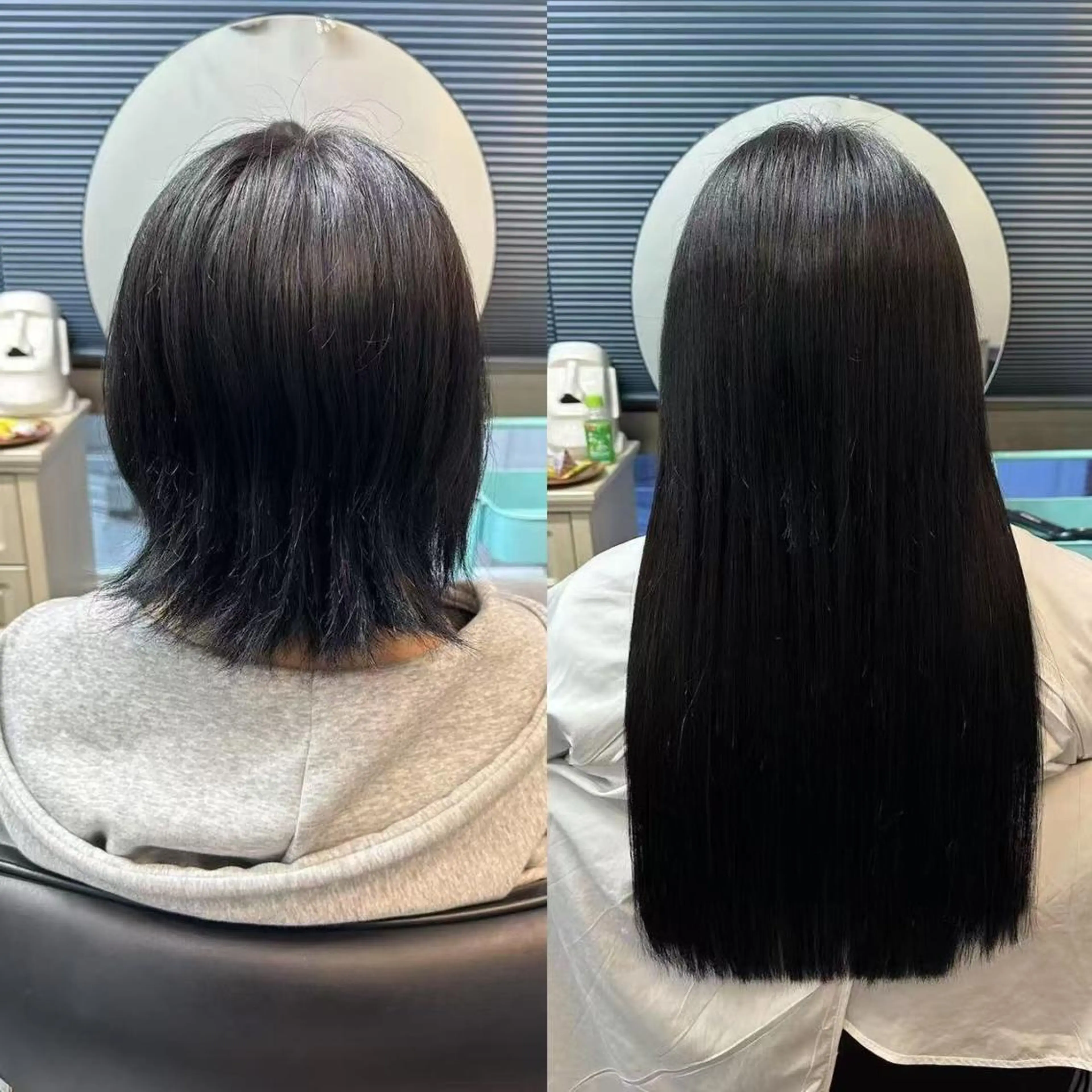 ロング 6Dエクステ/シール エクステ/かんなのヘアスタイル