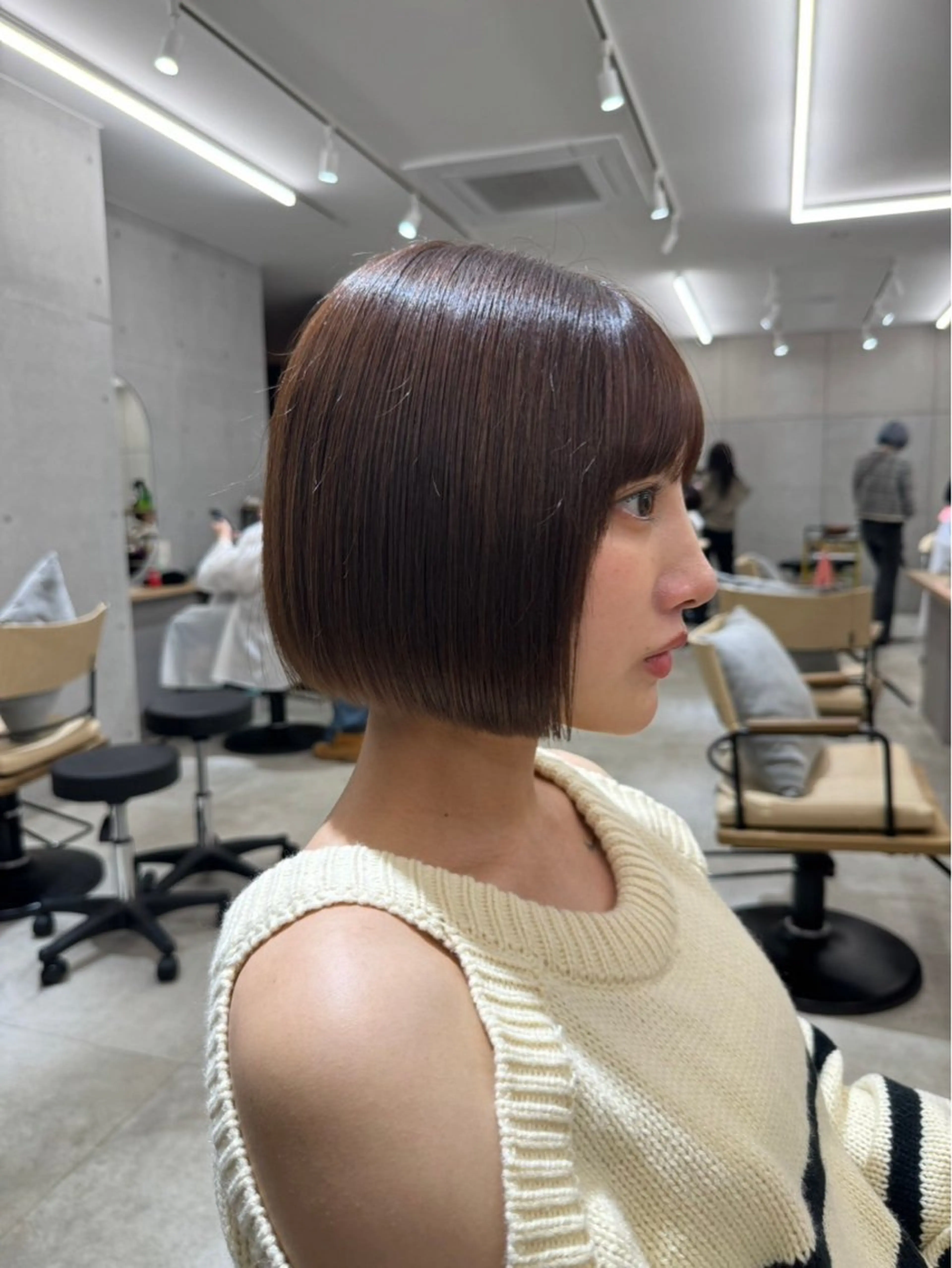 ショート sand池袋所属・似合わせボブカット ISAKIのヘアスタイル
