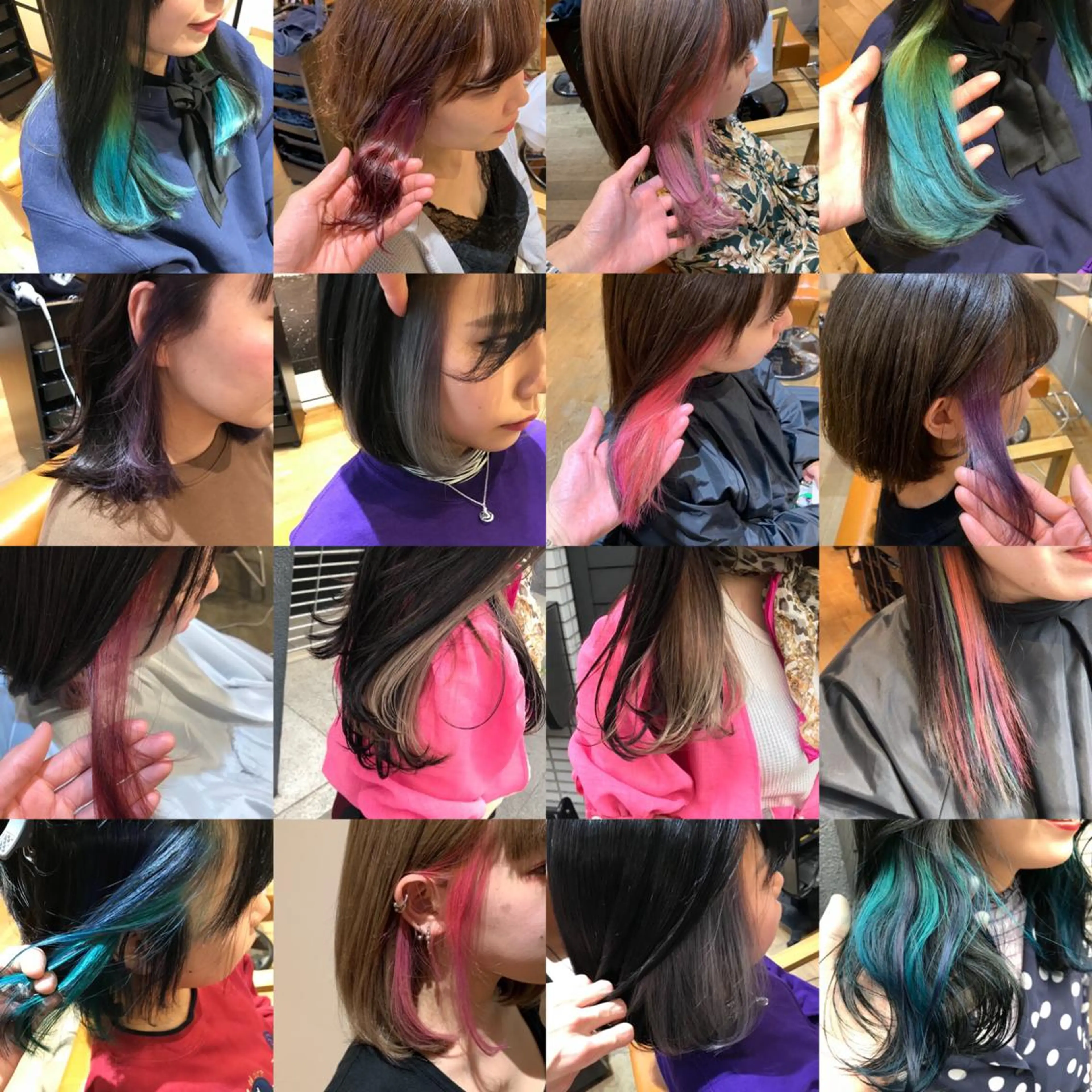 カラー インナーカラー 髪質改善特化 ミサワコウキのヘアスタイル