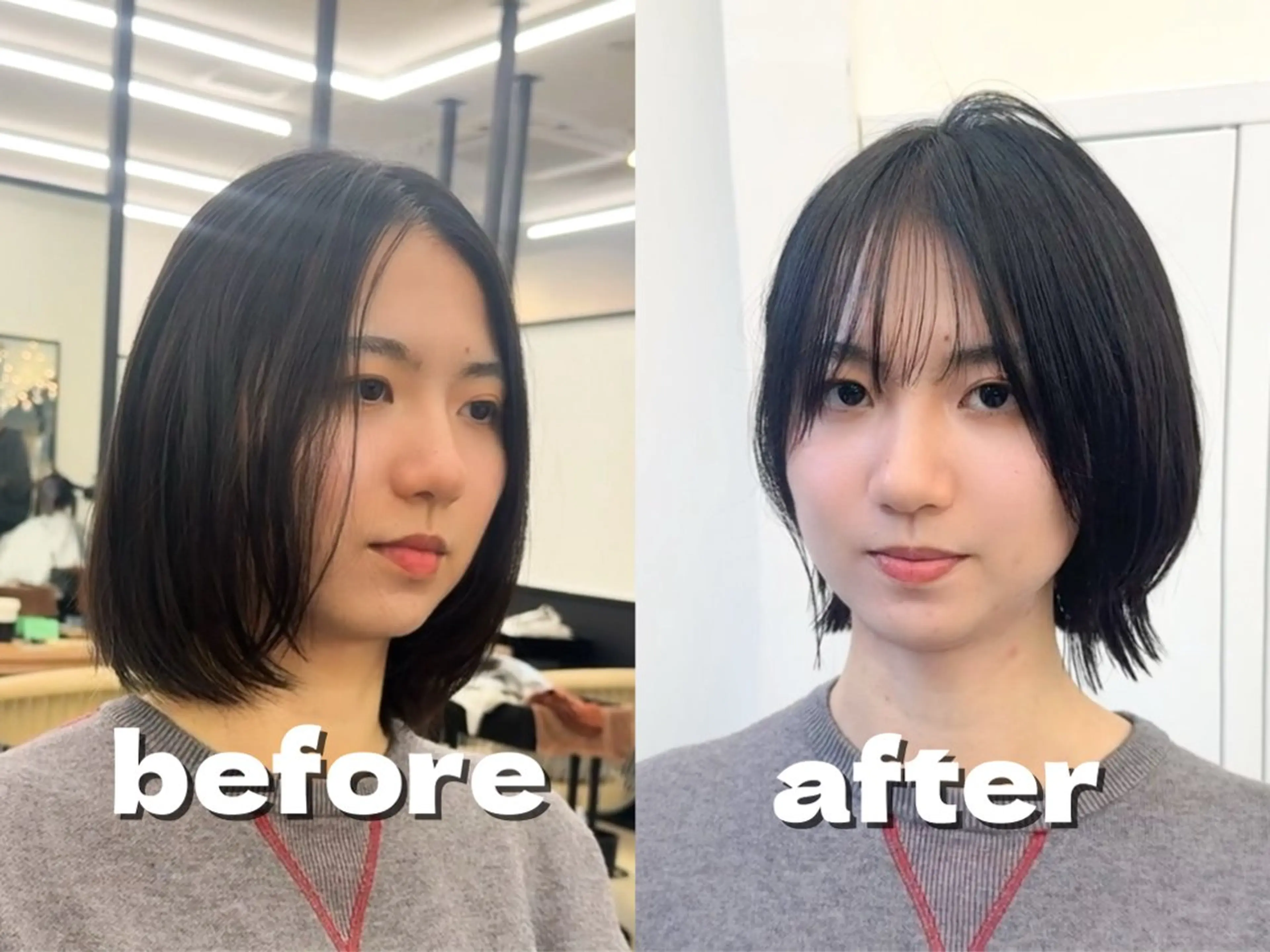 ショート ショート/ボブ レイヤー/チヨノのヘアスタイル