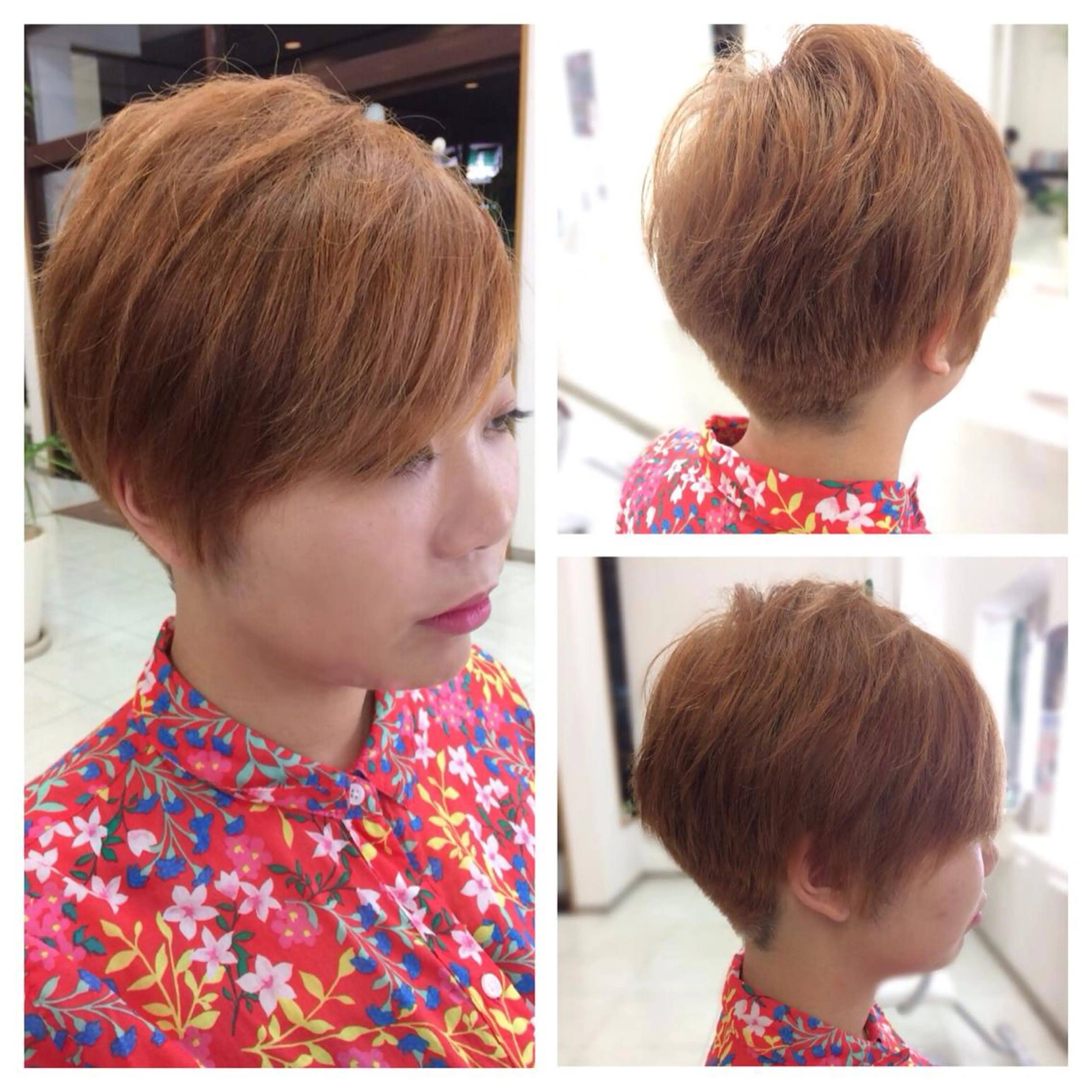 ショート ベリーショート ショートヘア いけだ ゆうのヘアスタイル