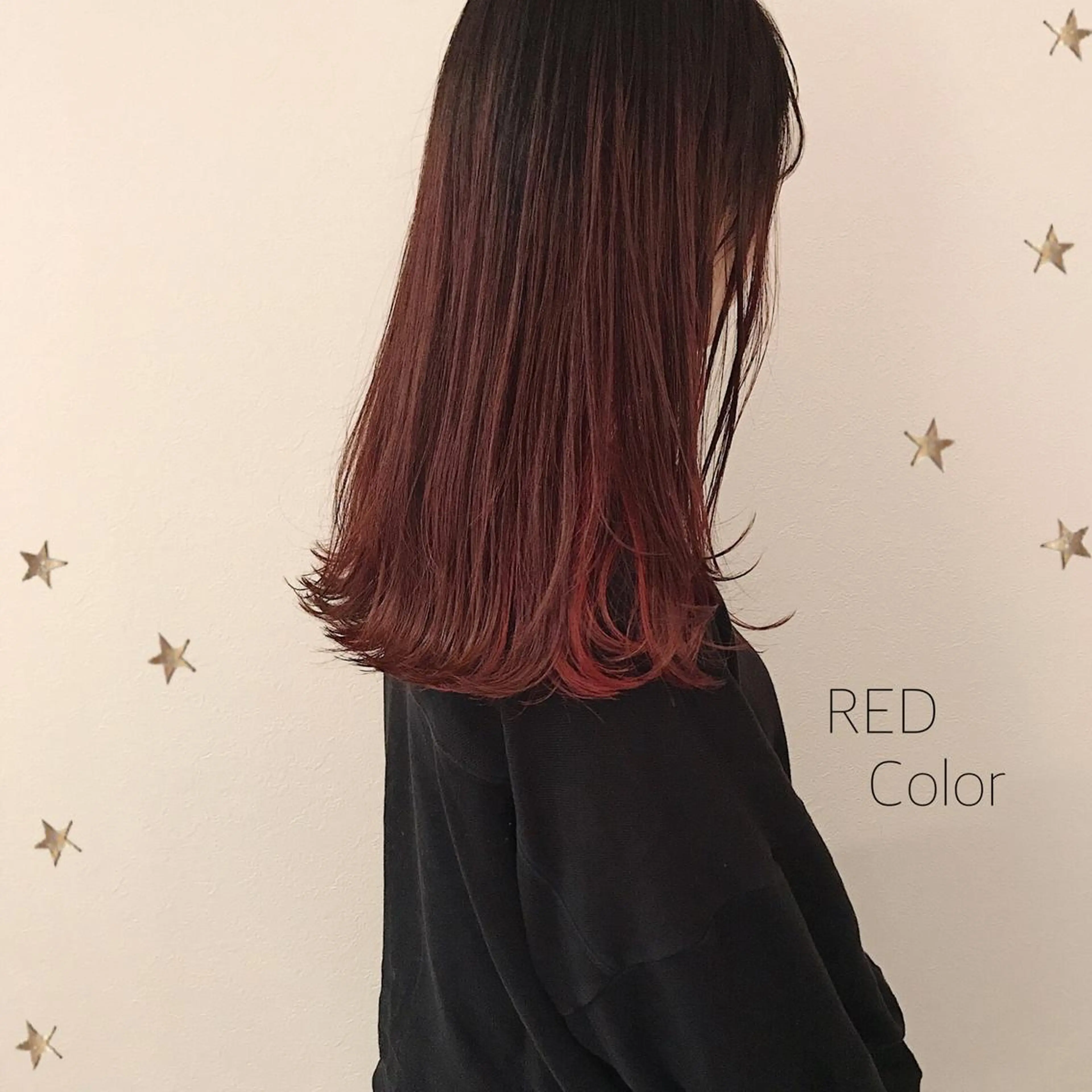 ロング カラー カット ヘアカラー 市川 千夏のヘアスタイル