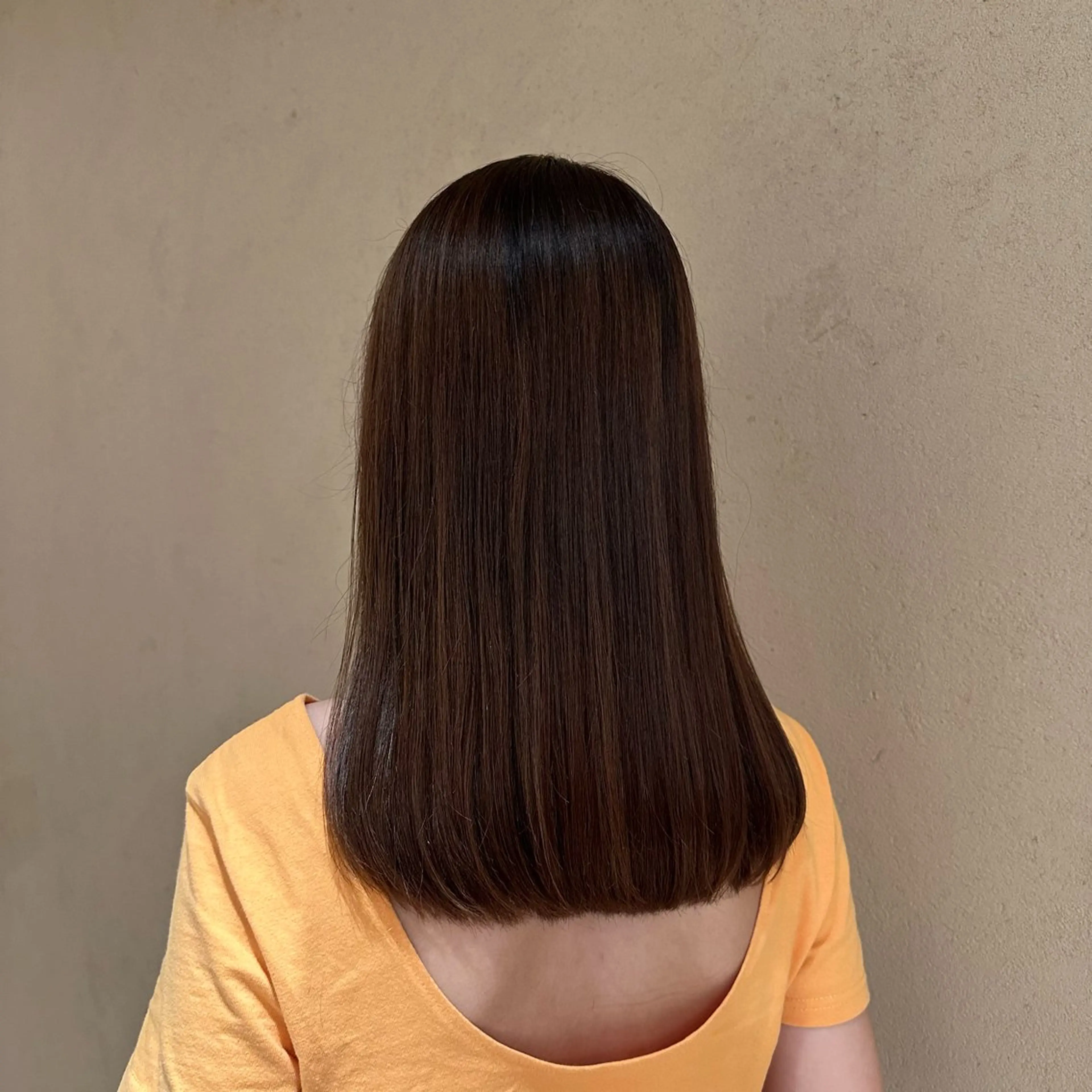 ミディアム カラー ヘアアレンジ みなみ/韓国ボブ/ 韓国レイヤーのヘアスタイル