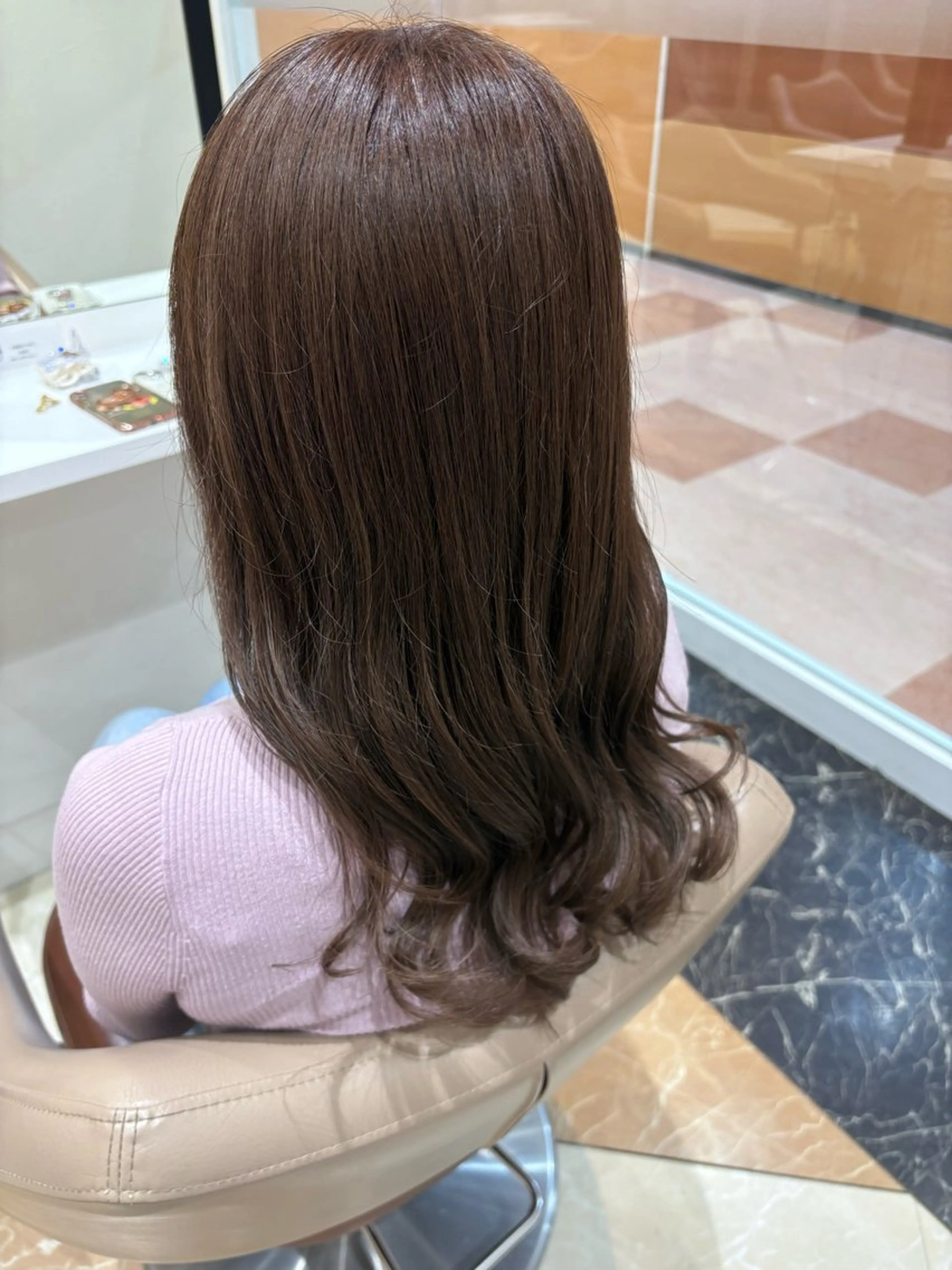 ロング 髪質改善カラー なーこ💖🌈のヘアスタイル