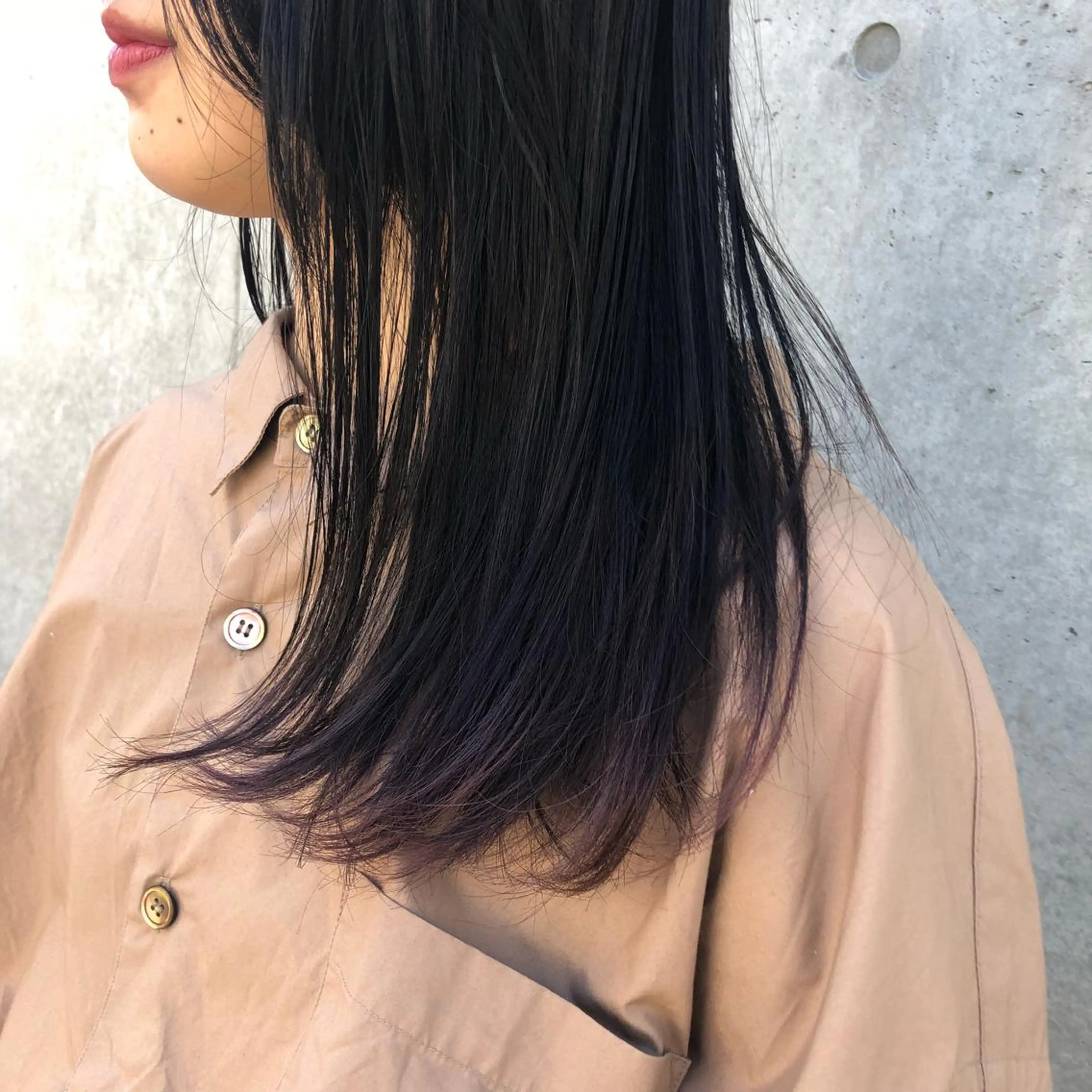ロング カラー eri kinjoのヘアスタイル