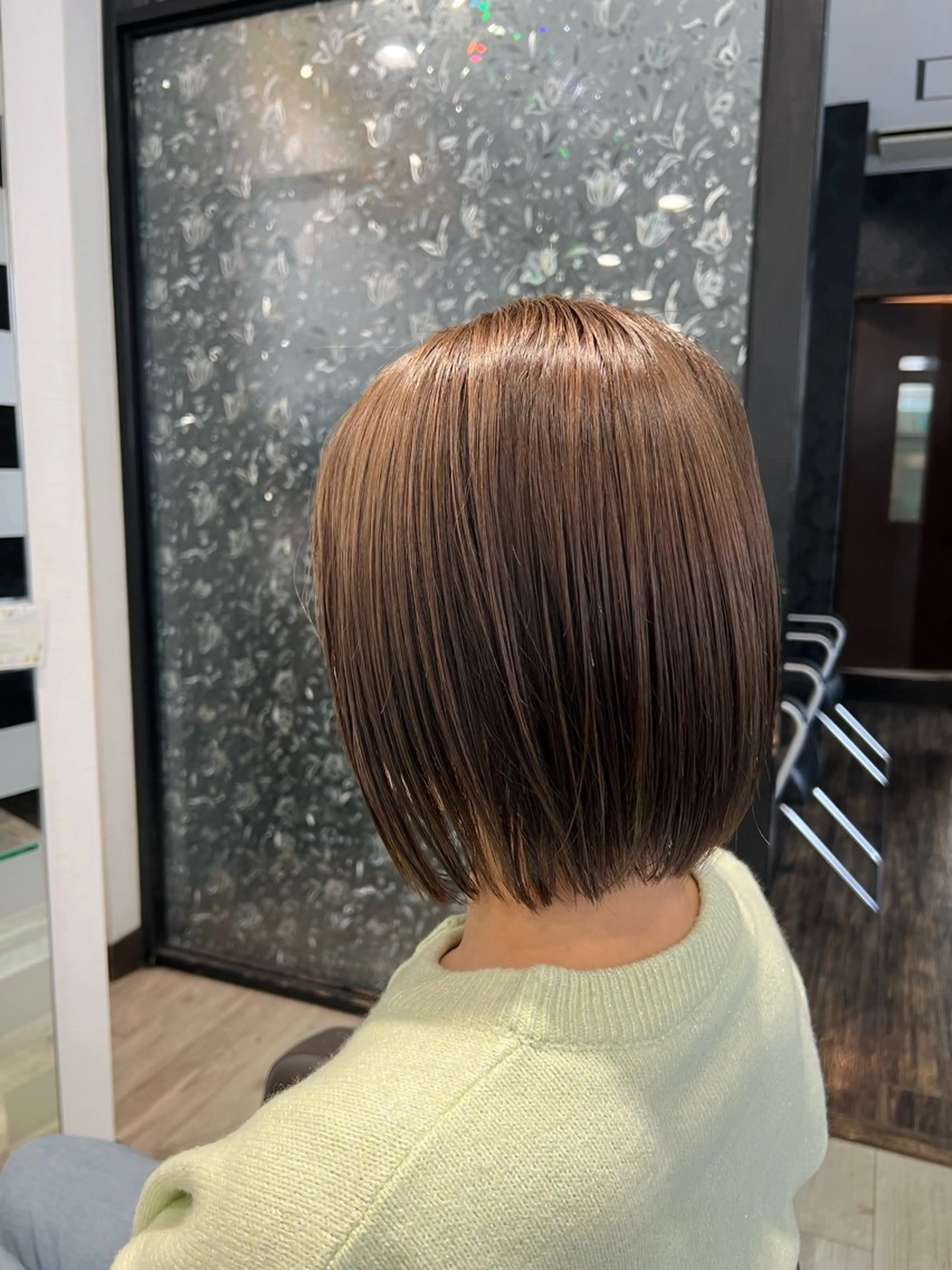 ショート カラー 透明感カラー オレンジ kataoka ryotaのヘアスタイル