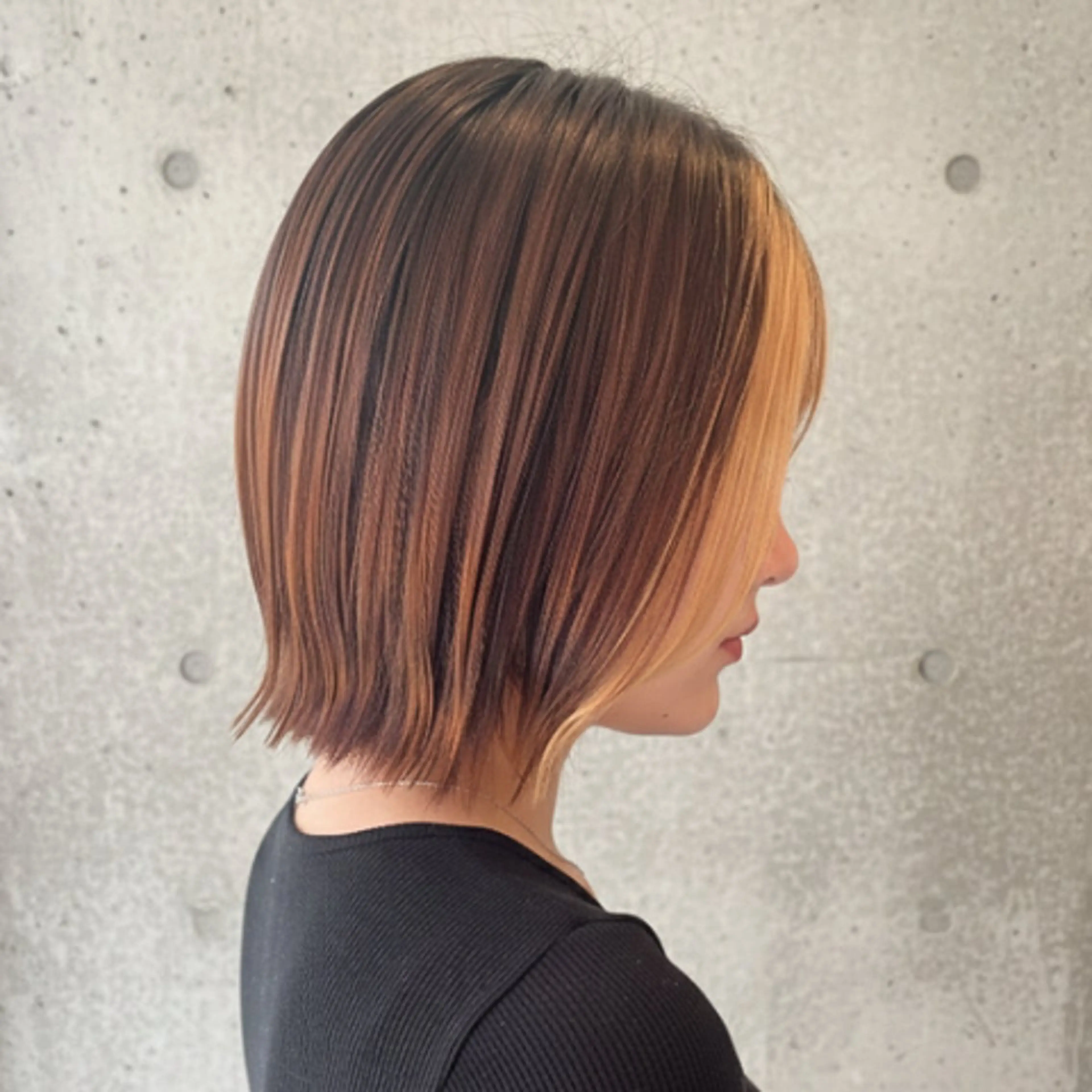ショート カラー ボブ/透明感カラー 🤍永田真穂のヘアスタイル