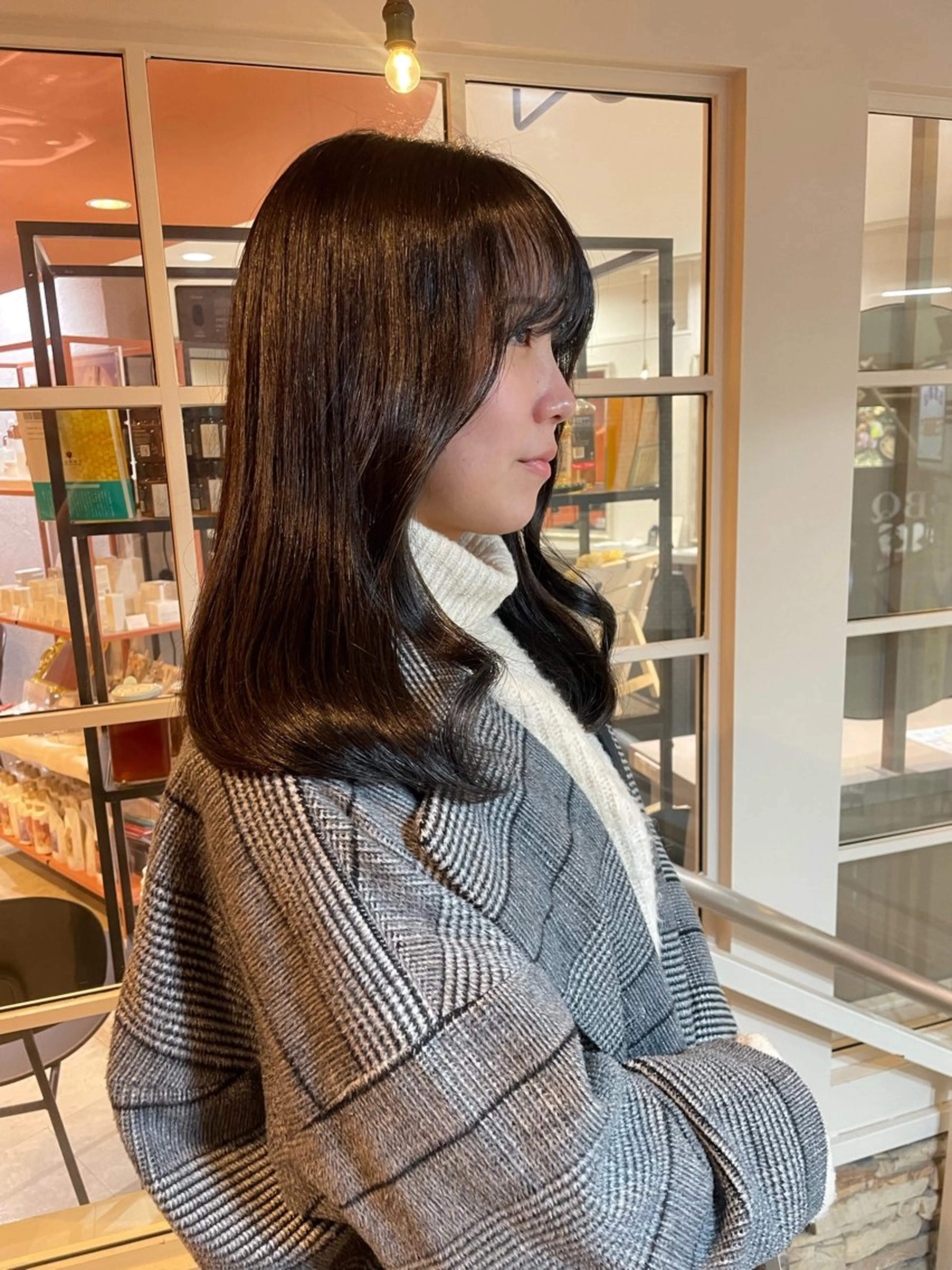 ロング カラー 佐藤 永夏のヘアスタイル