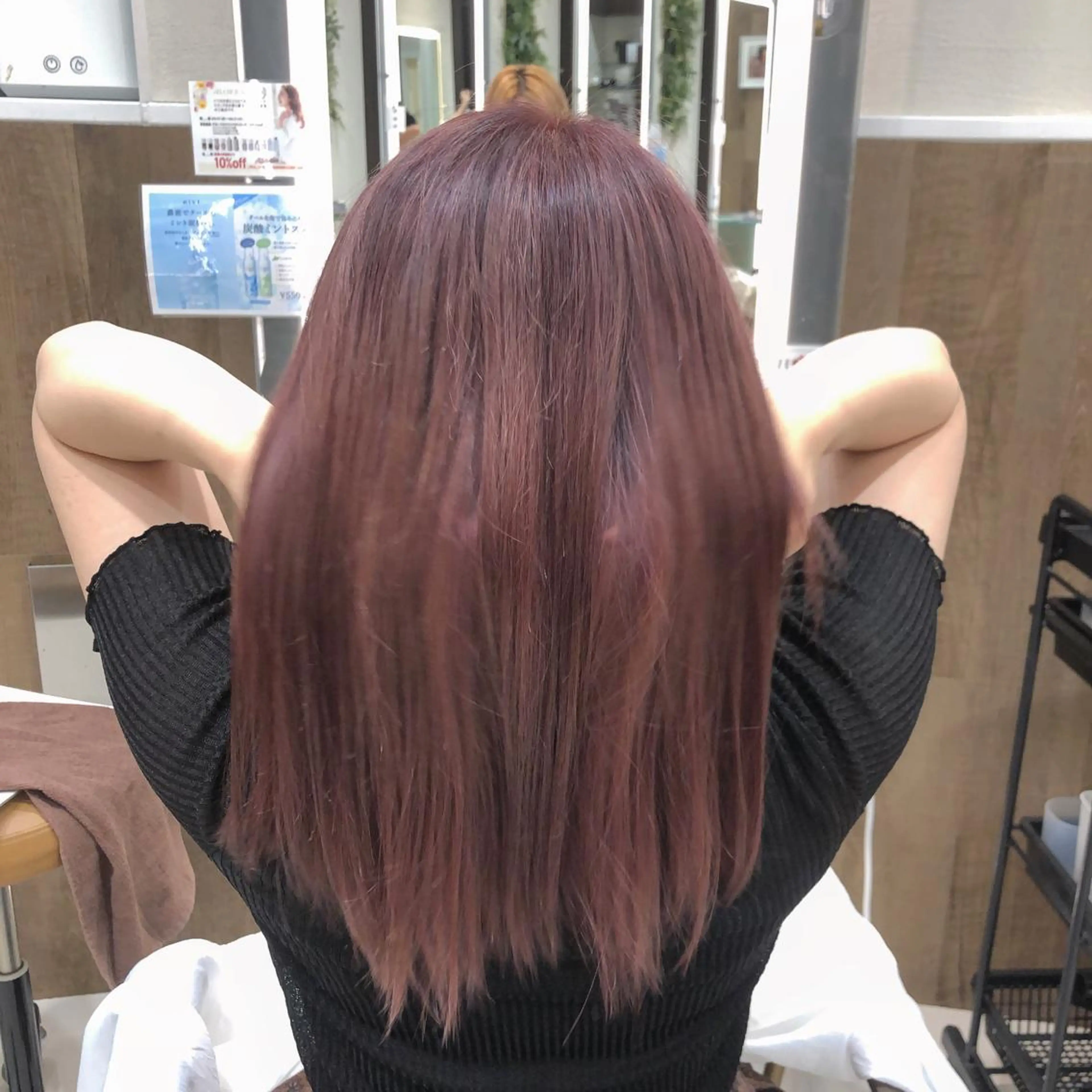 ロング カラー ブリーチ 透明感カラー ラベンダーカラー ピンクカラー ピンクラベンダー ✨髪質改善矯正× ブリーチ✨YU-KIのヘアスタイル