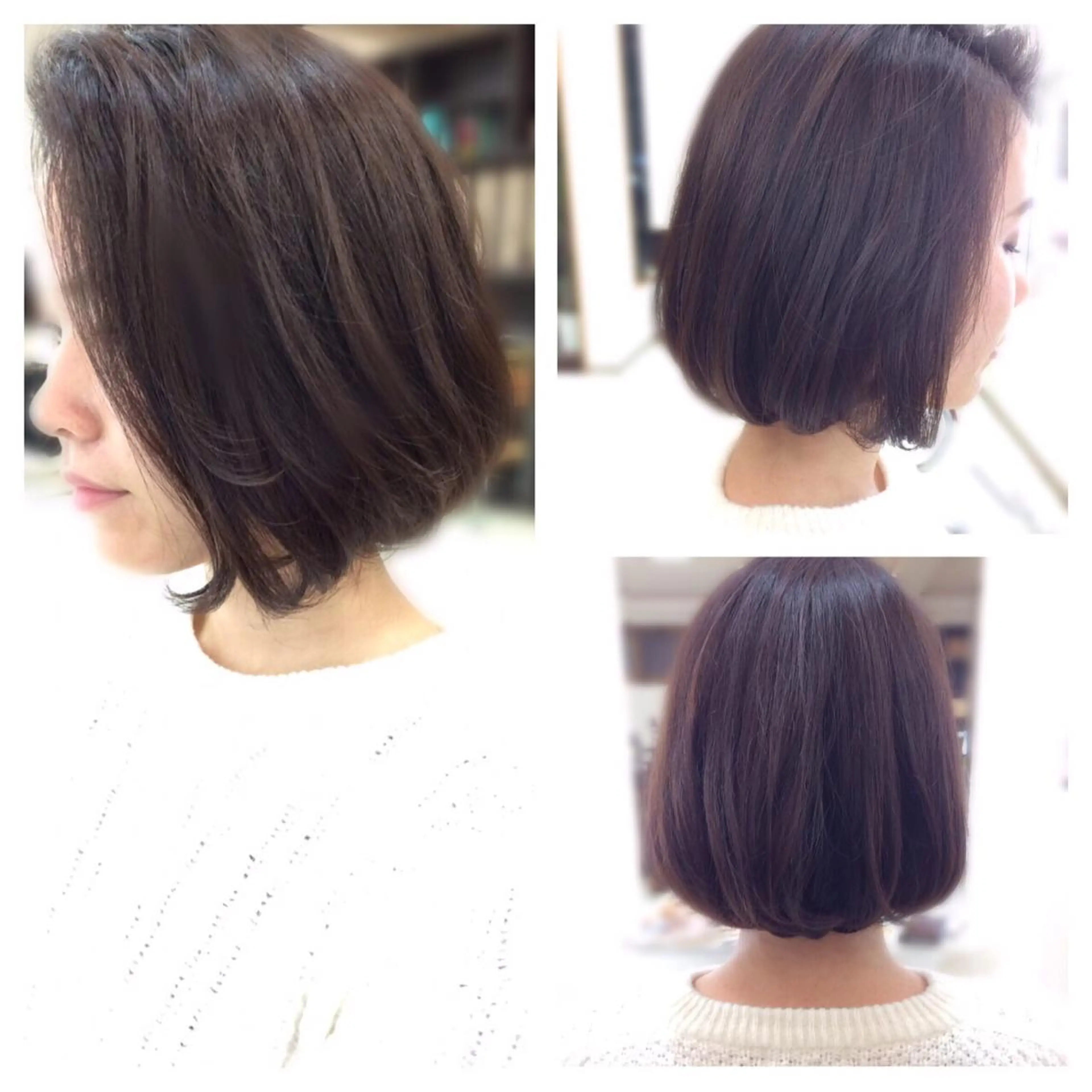 ミディアム ボブ いけだ ゆうのヘアスタイル