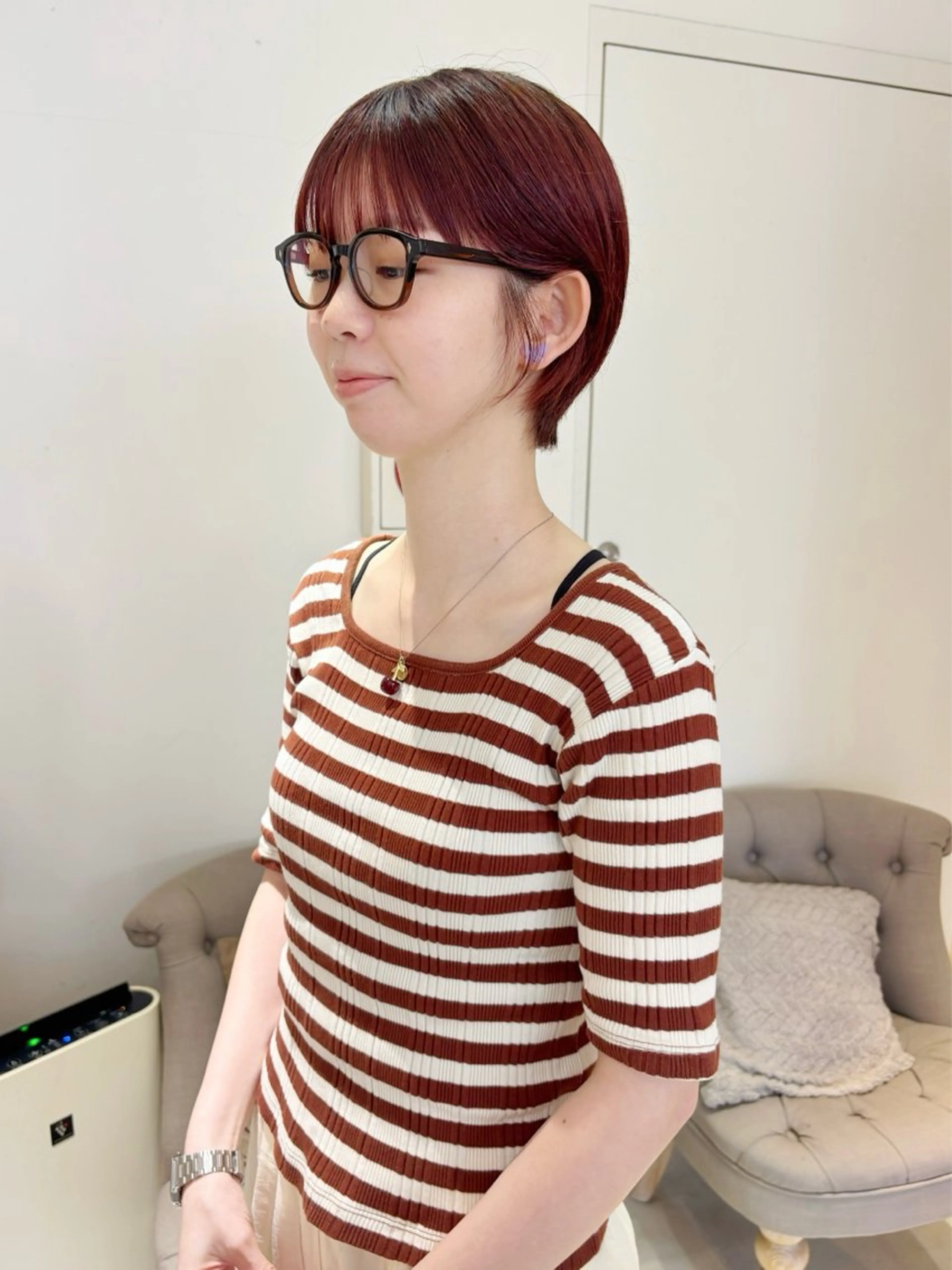 ショート カラー 齋藤 咲のヘアスタイル