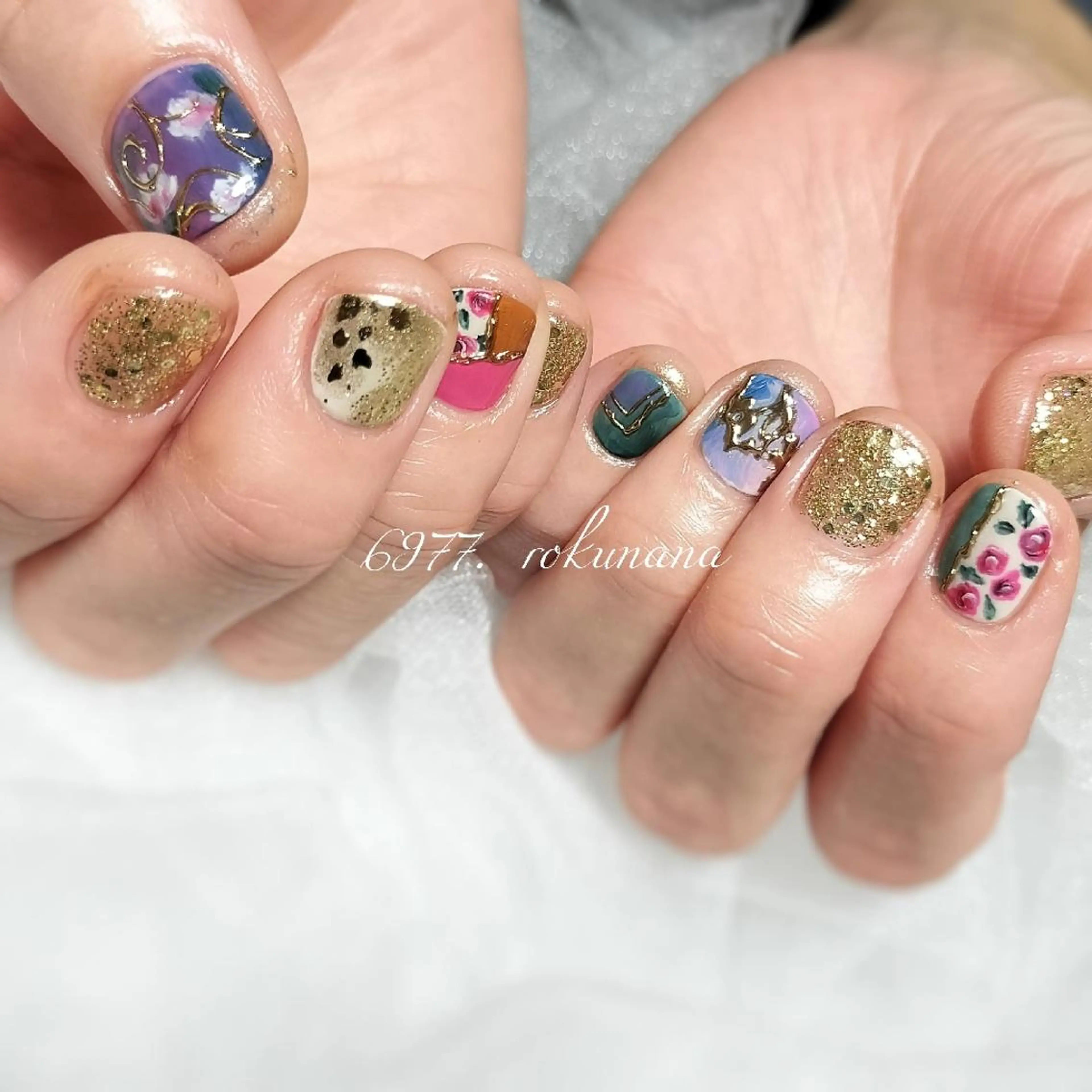 ネイル ハンドネイル rokunana 佐野のネイルデザイン