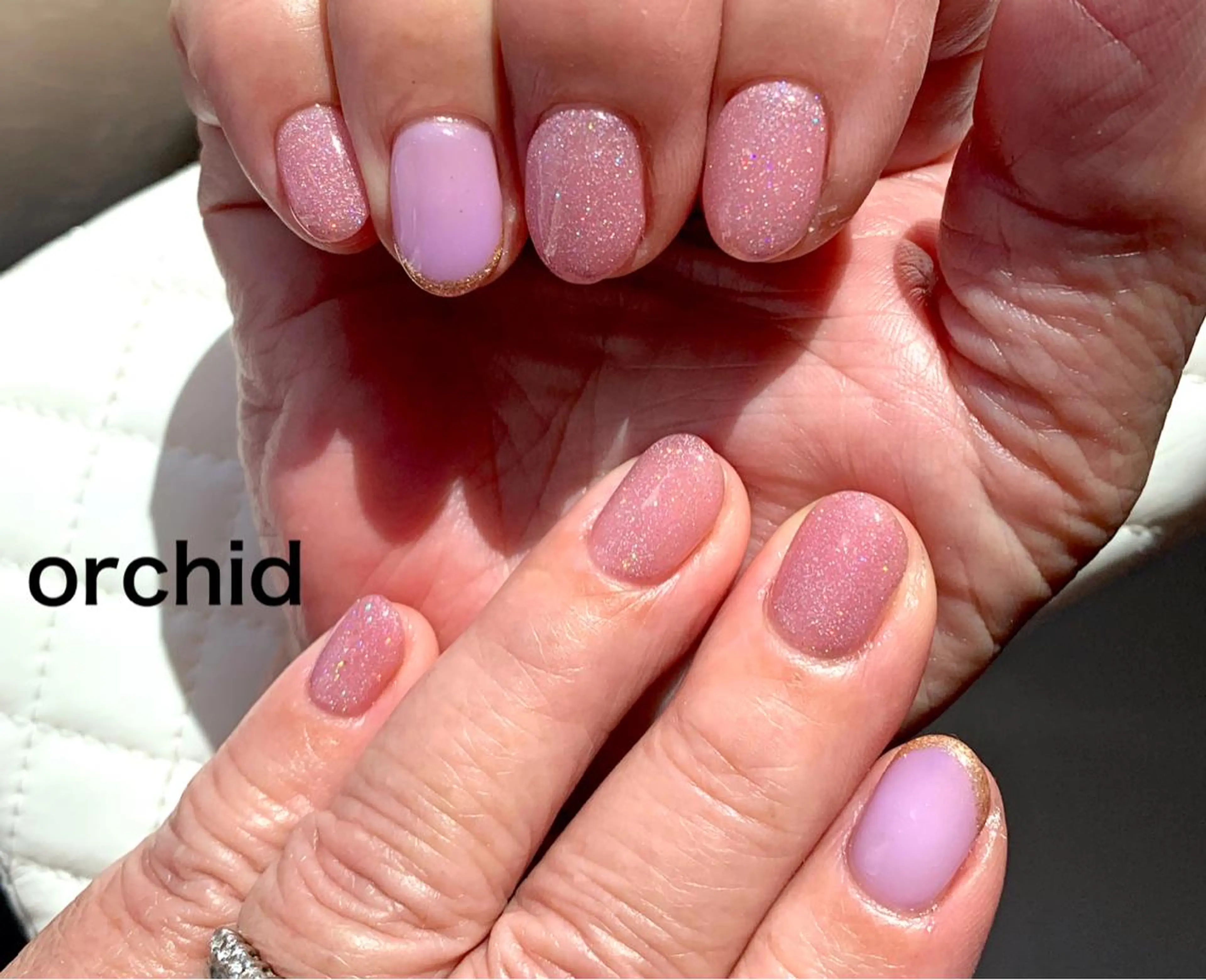 ネイル 春ネイル orchid ♡オーキッドのネイルデザイン