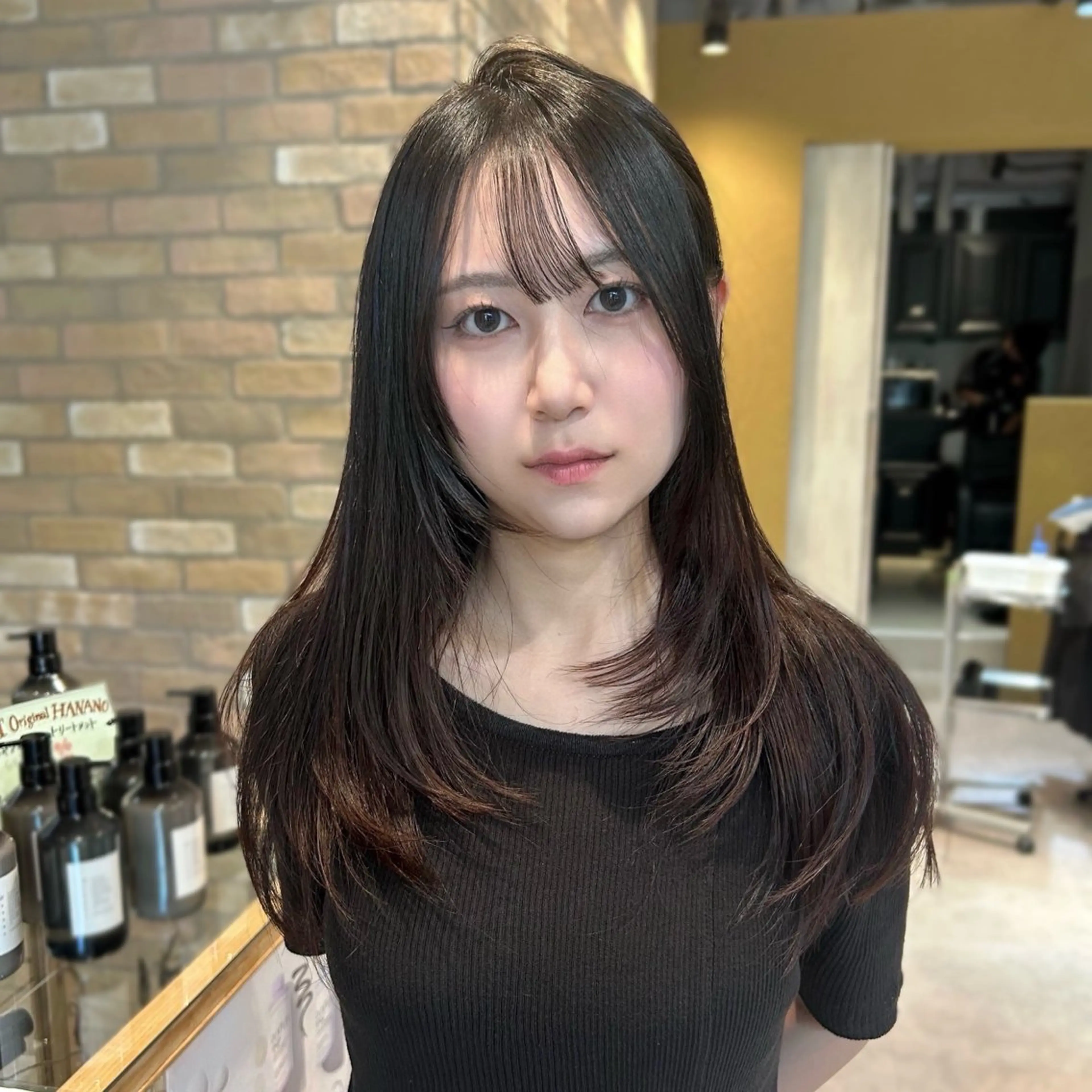 ロング カット レイヤー/nail COCOROのヘアスタイル