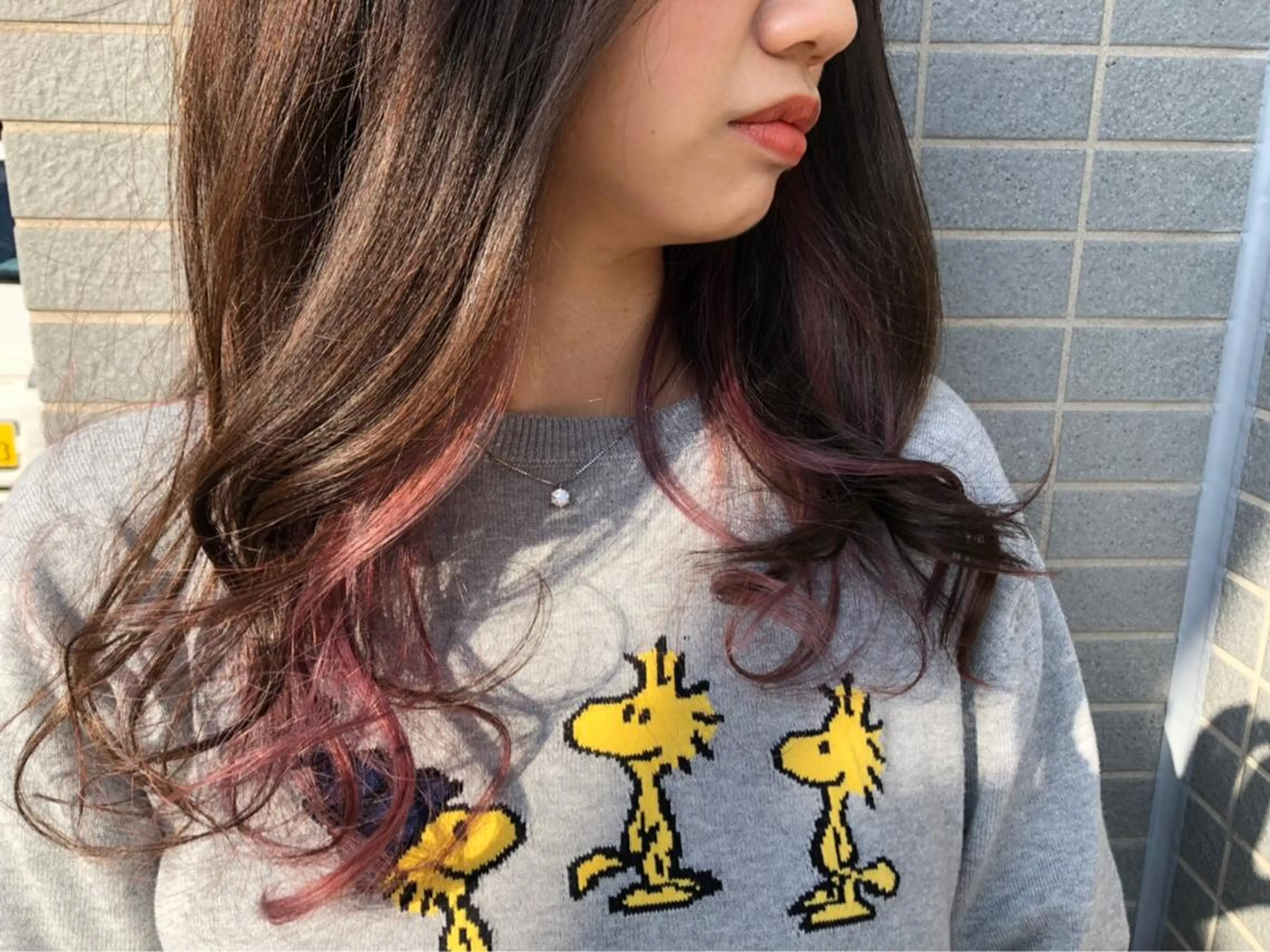ロング カラー スズキ シオリのヘアスタイル