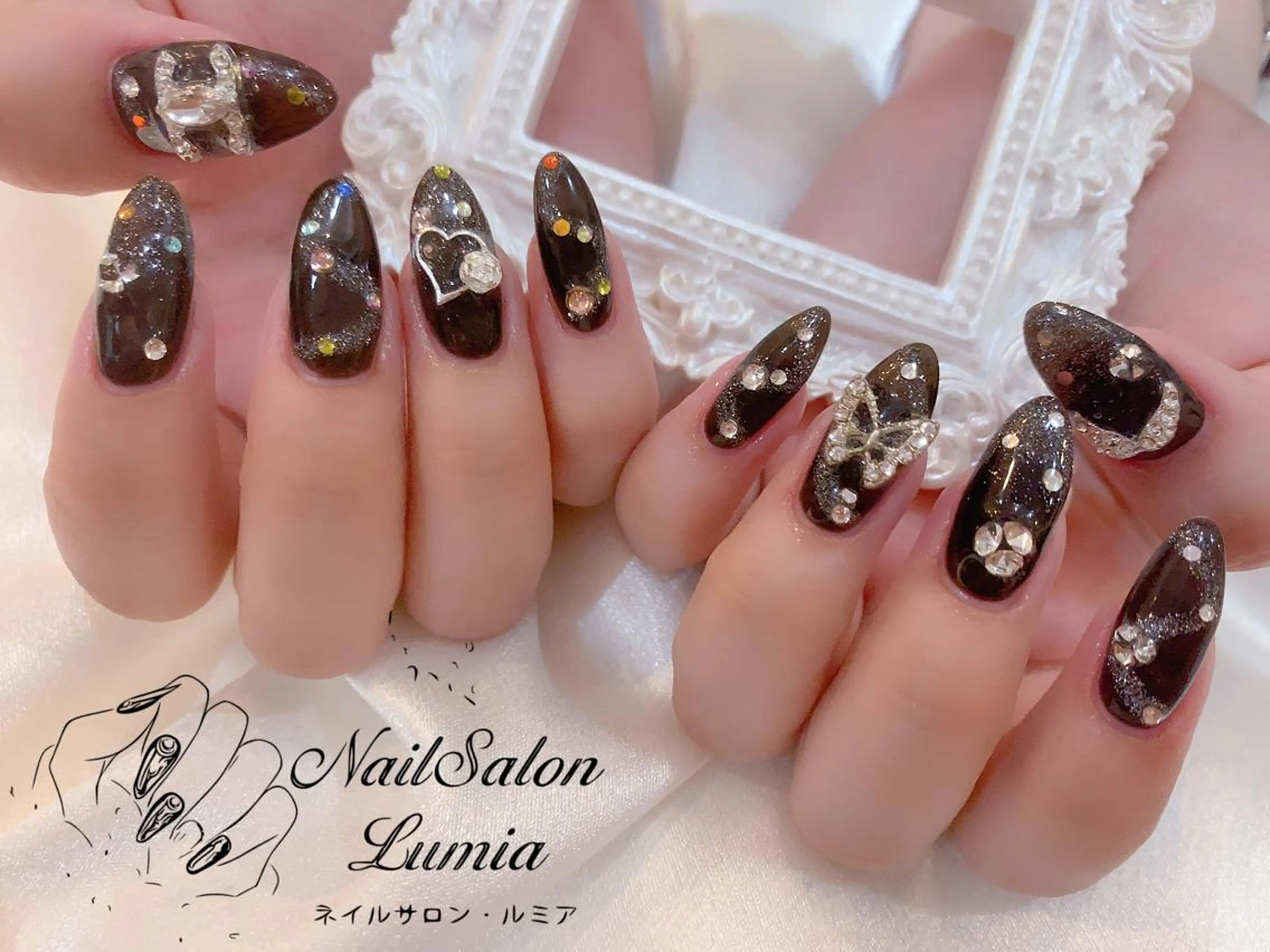 ネイル ハンドネイル ネイルサロン ルミア Lumia 店長のネイルデザイン