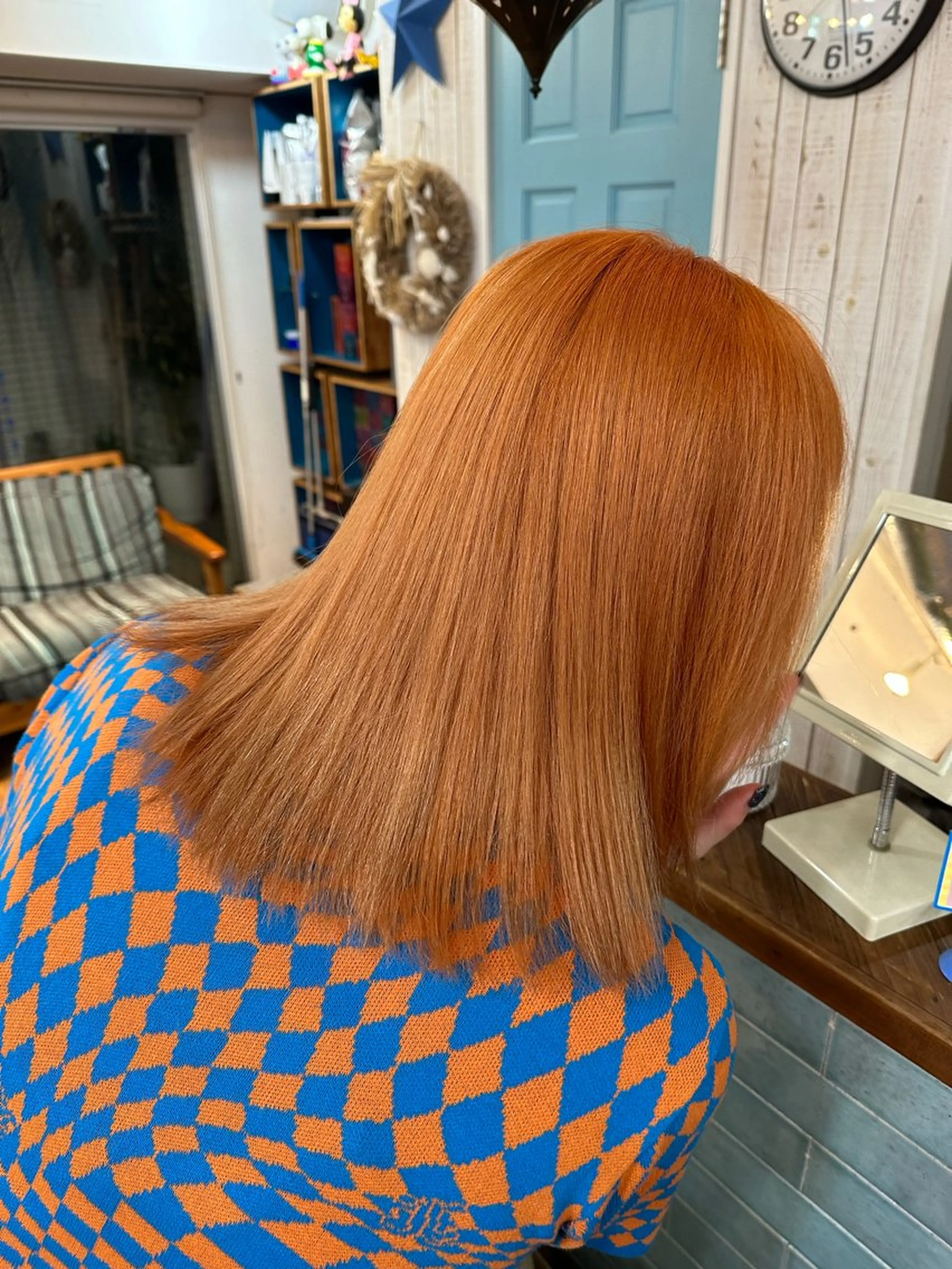 セミロング カラー raguna🌿 足立雄穂のヘアスタイル