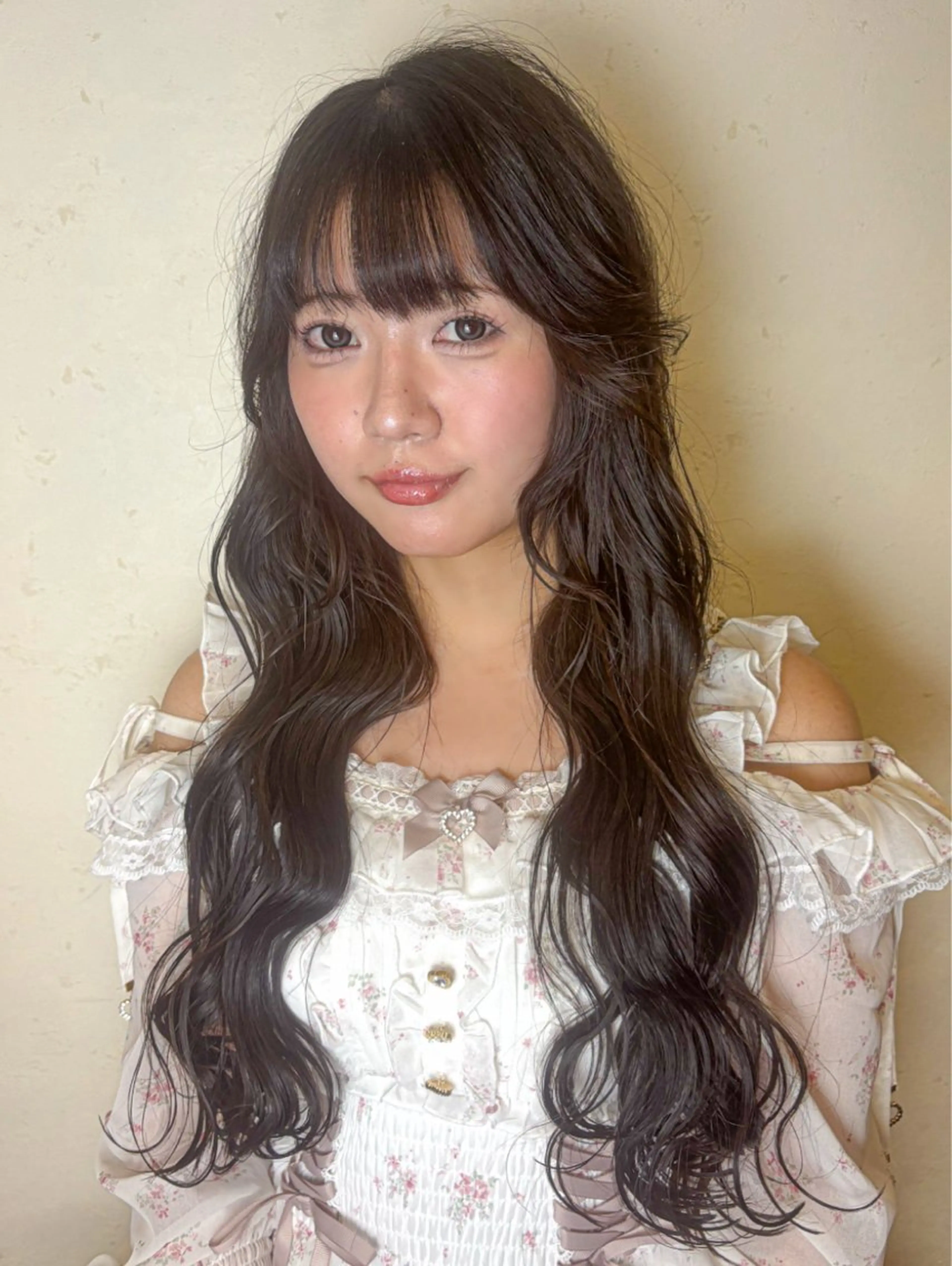 ロング カラー カット ヘアカラー 梶田 紅芭のヘアスタイル