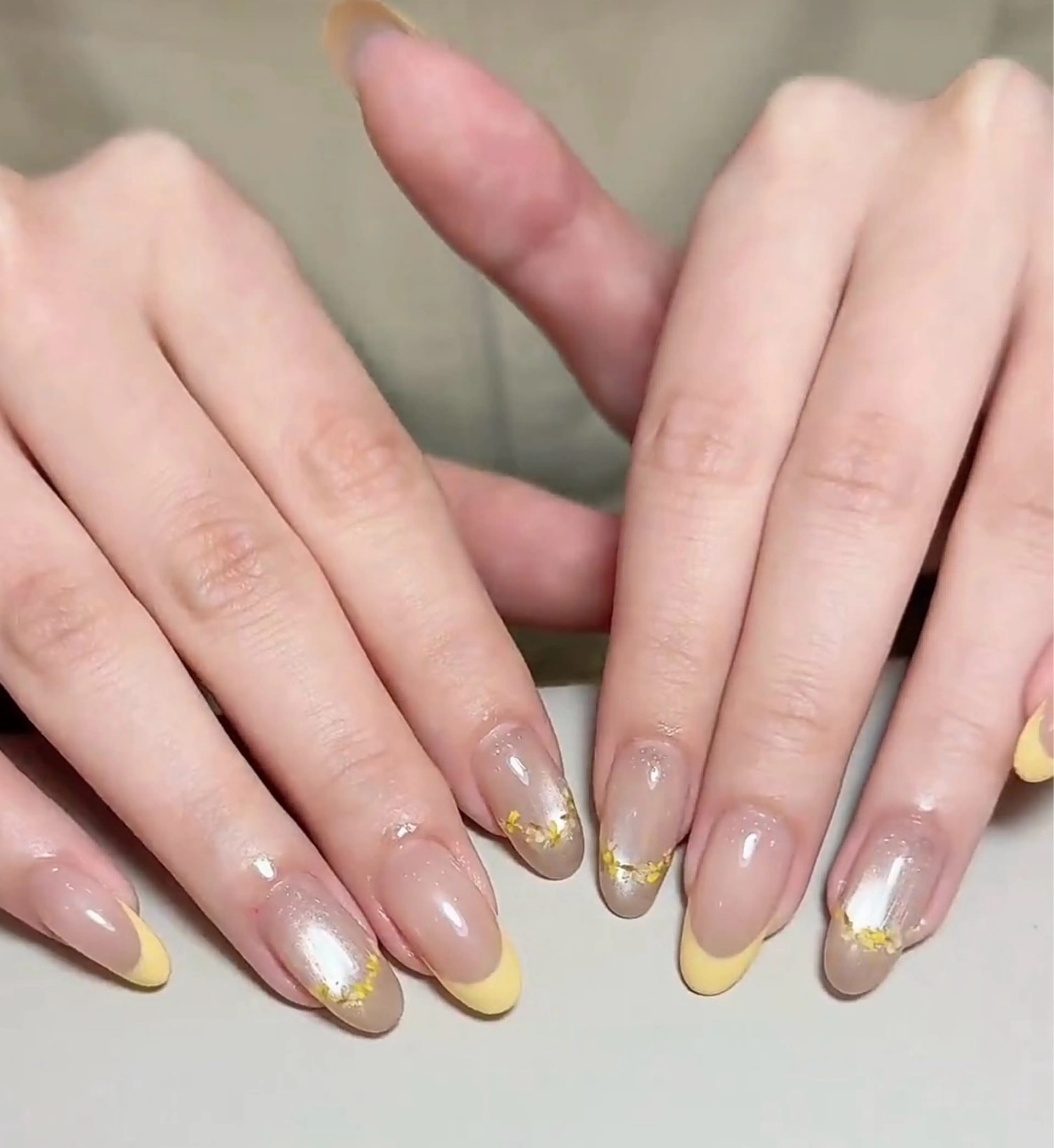 ネイル アートネイル オーロラネイル ジェルネイル ガーリー キラキラネイル Rika  nail cocoのネイルデザイン
