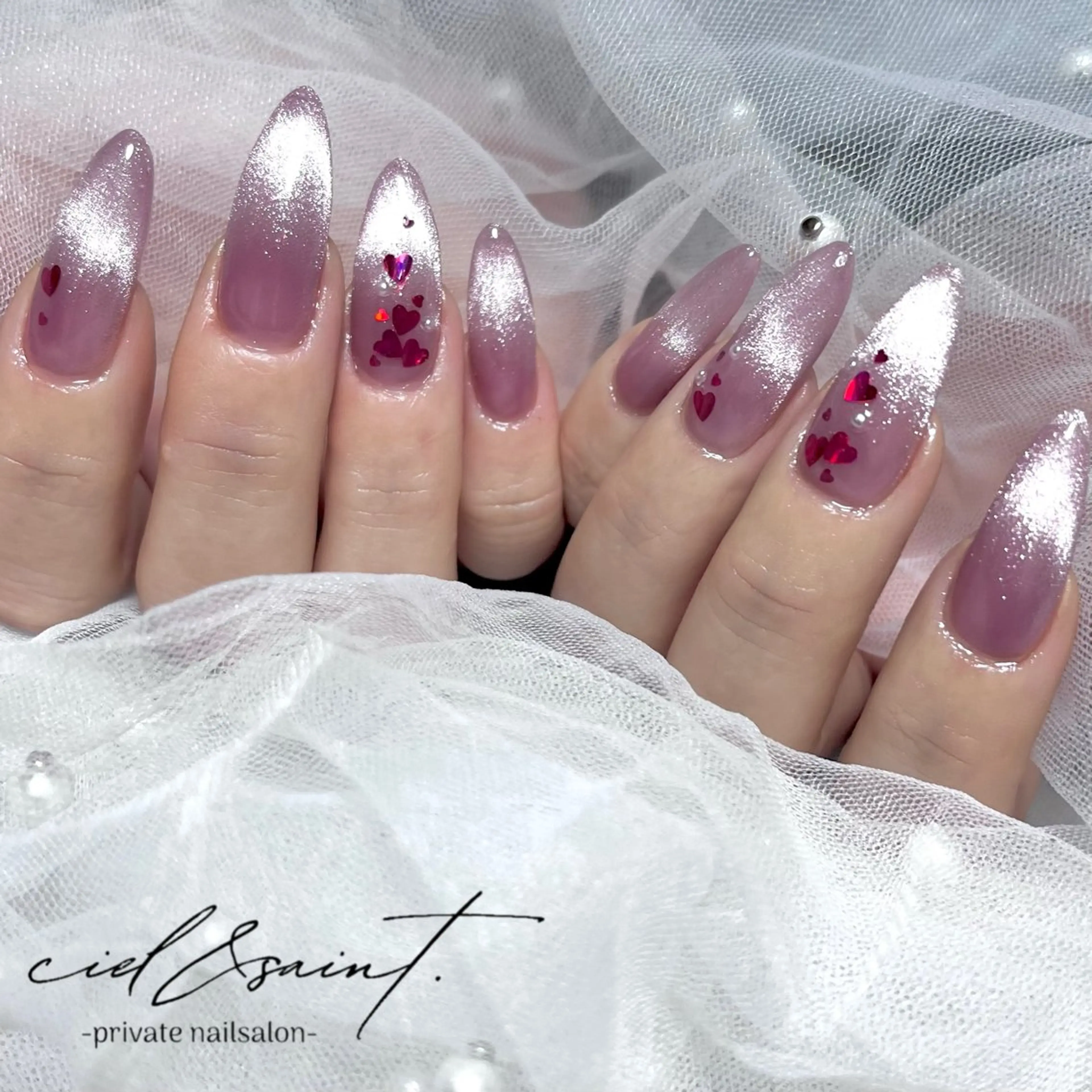 ネイル ハンドネイル nail salon ciel&saintのネイルデザイン