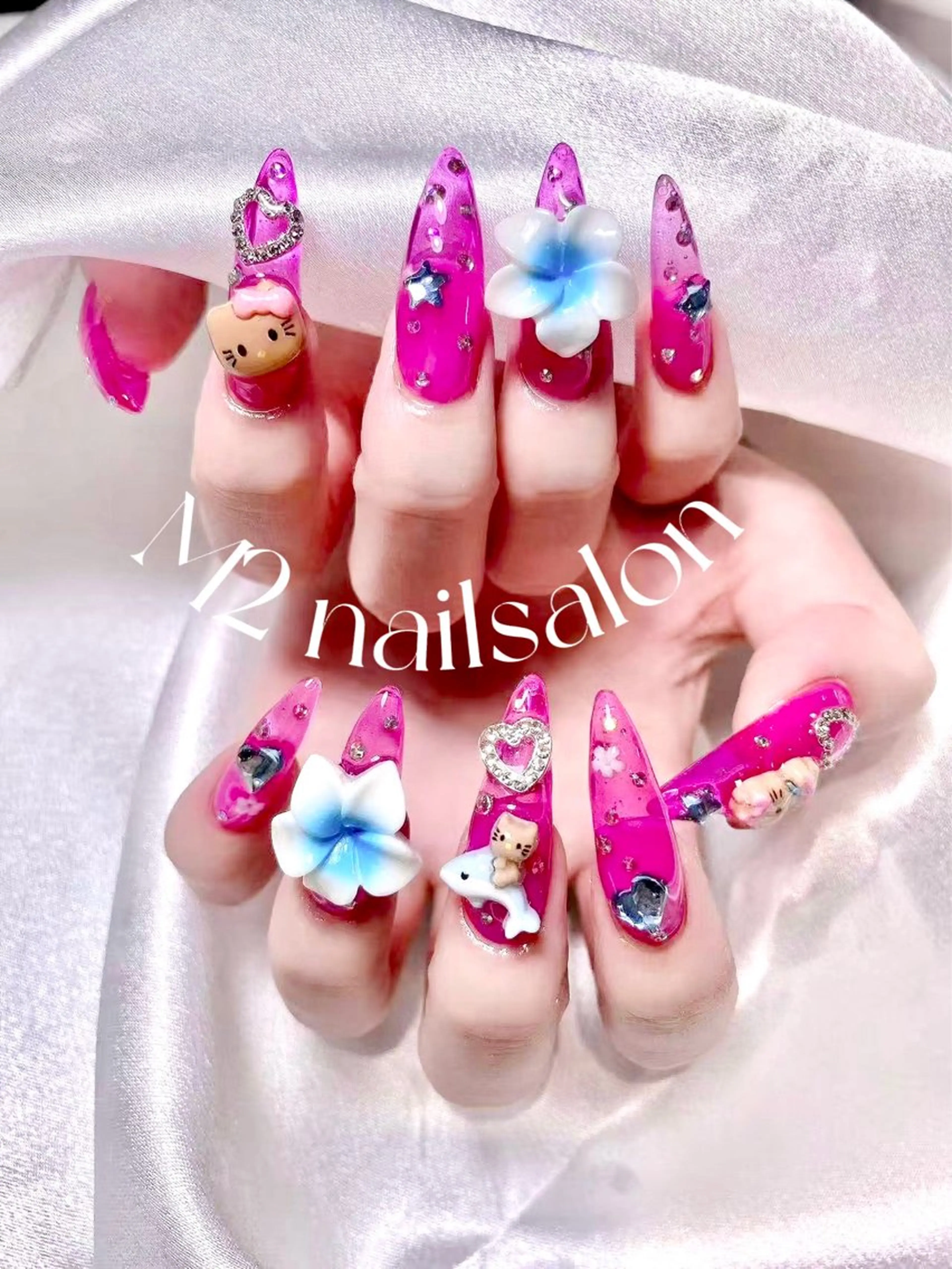 ネイル 長さだし専門店 M2　rikaのネイルデザイン