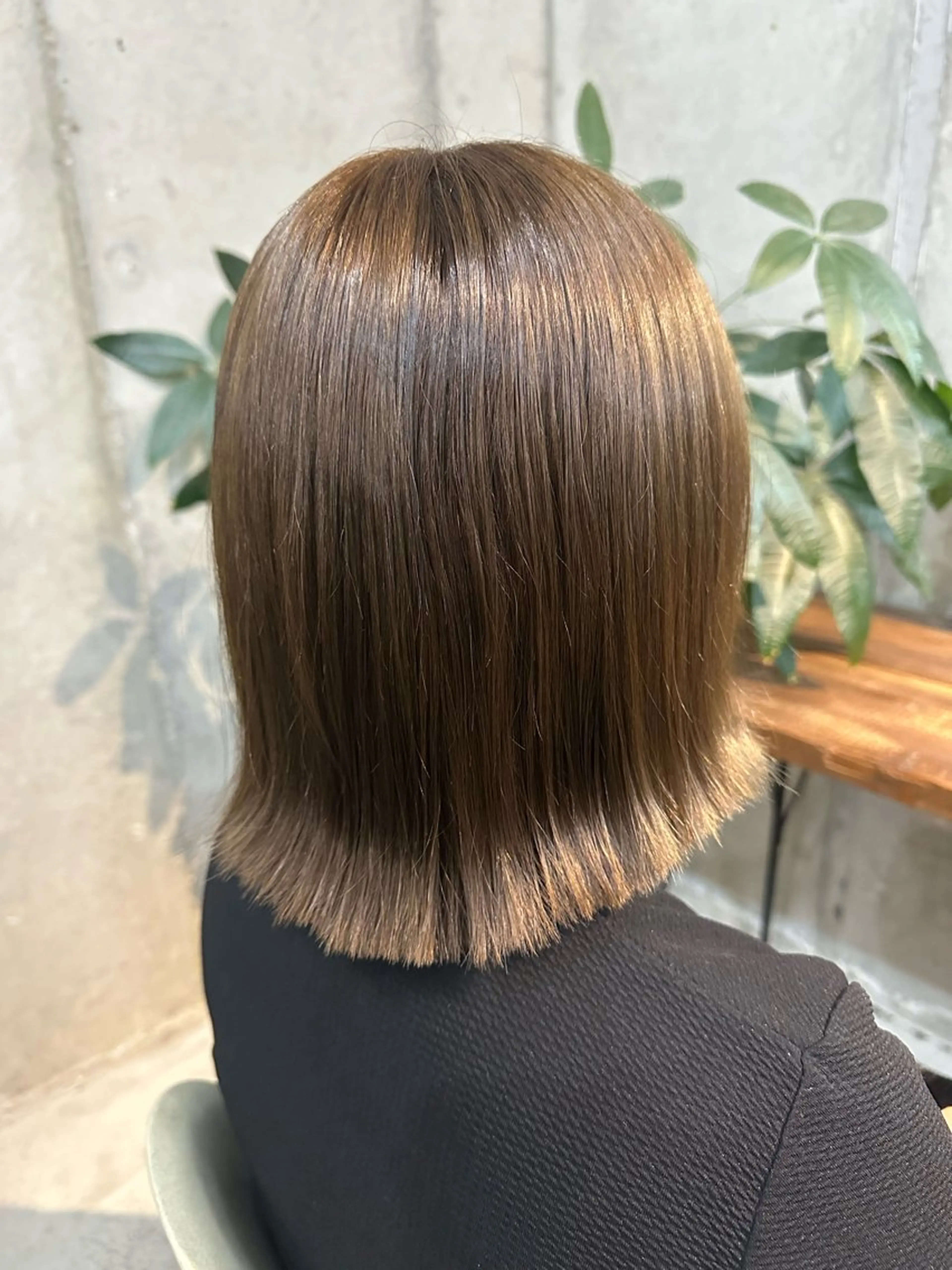 ショート ボブ 田本 雛のヘアスタイル