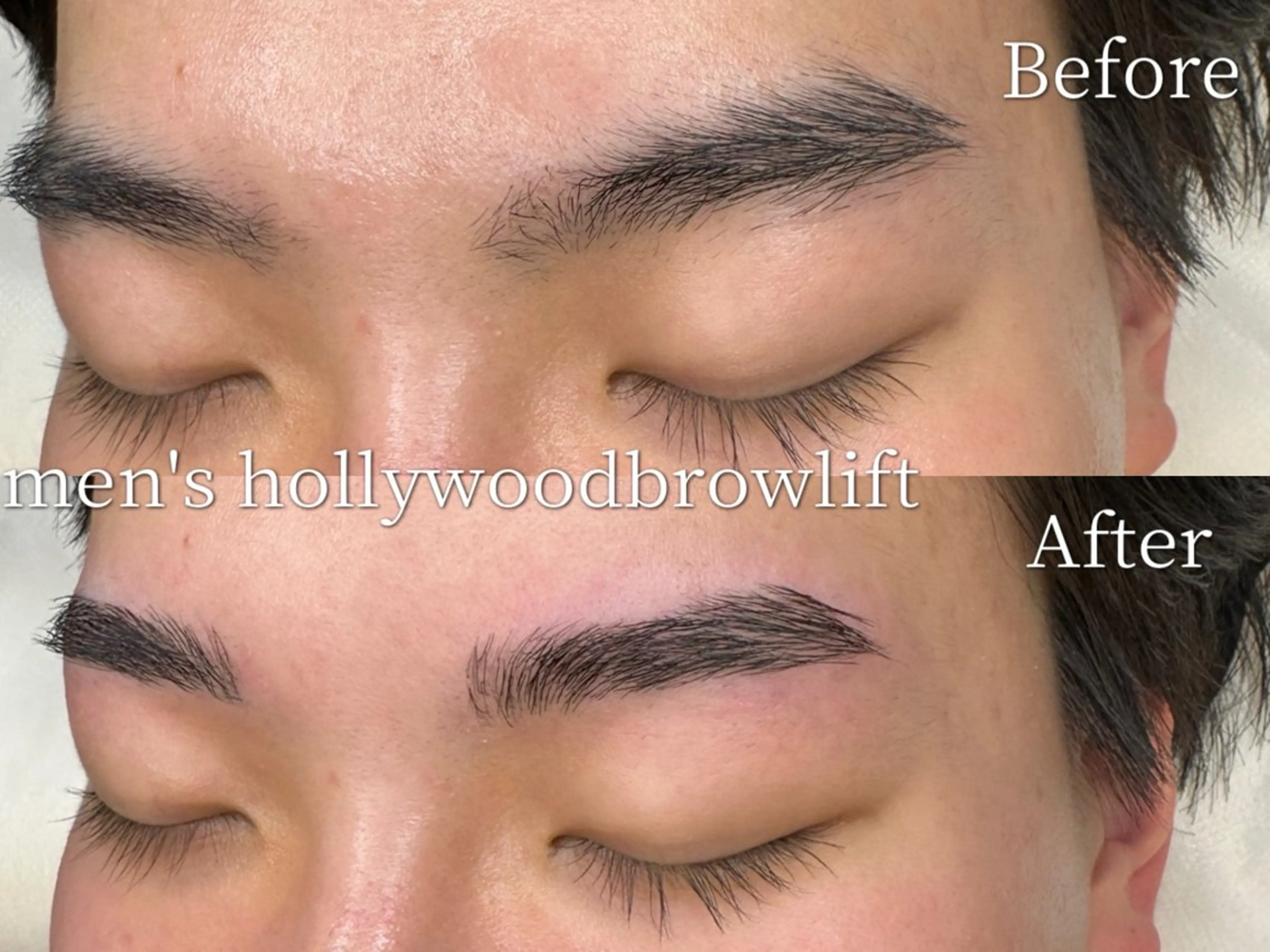メンズ アイブロウ ハリウッドブロウリフト メンズアイブロウ ワックス脱毛 その他(アイブロウ) 自由が丘 ビューティーラウンジの眉毛・アイブロウイメージ