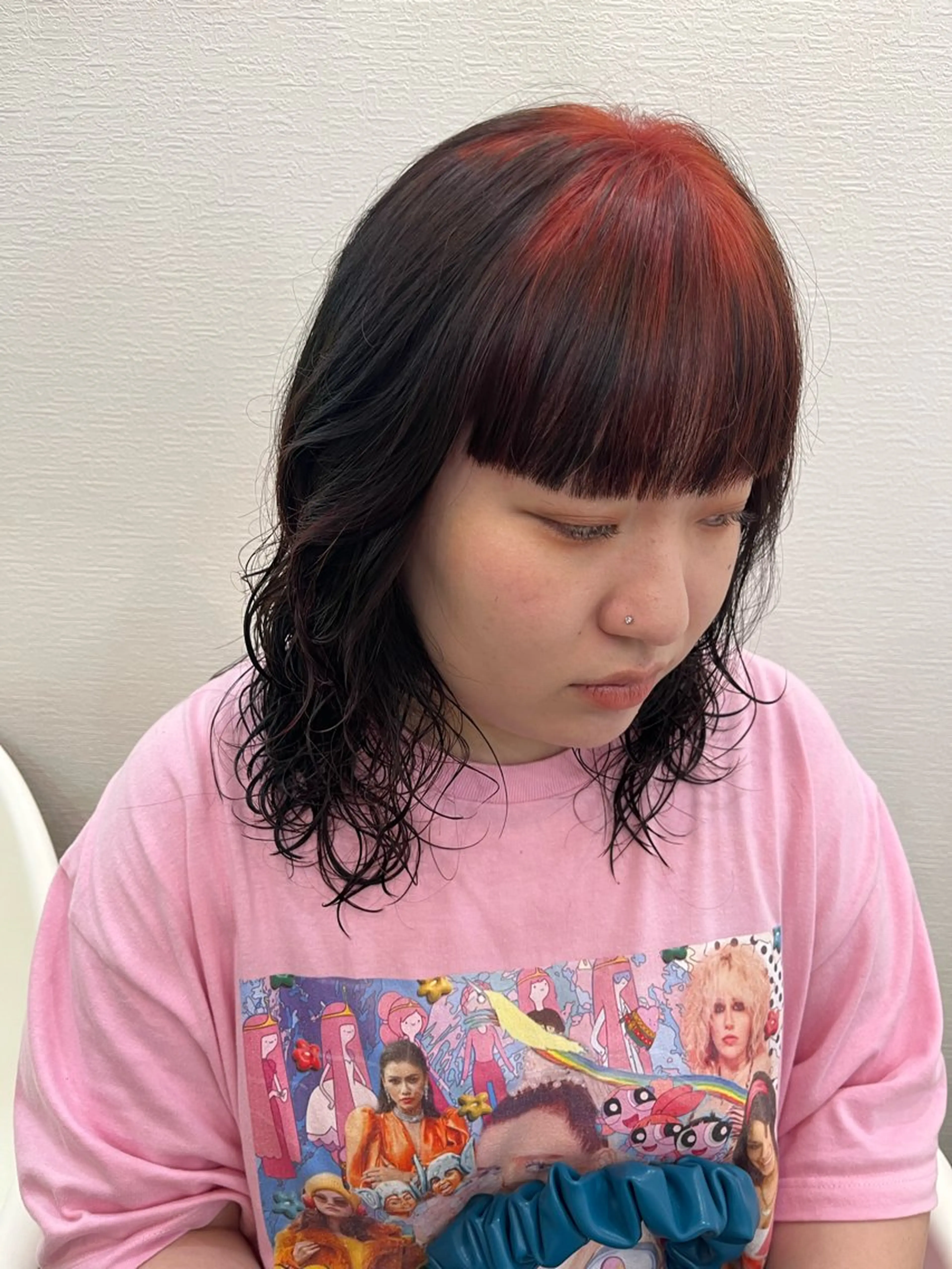 セミロング カラー パーマ 🌼sunc HINAMI🌼のヘアスタイル