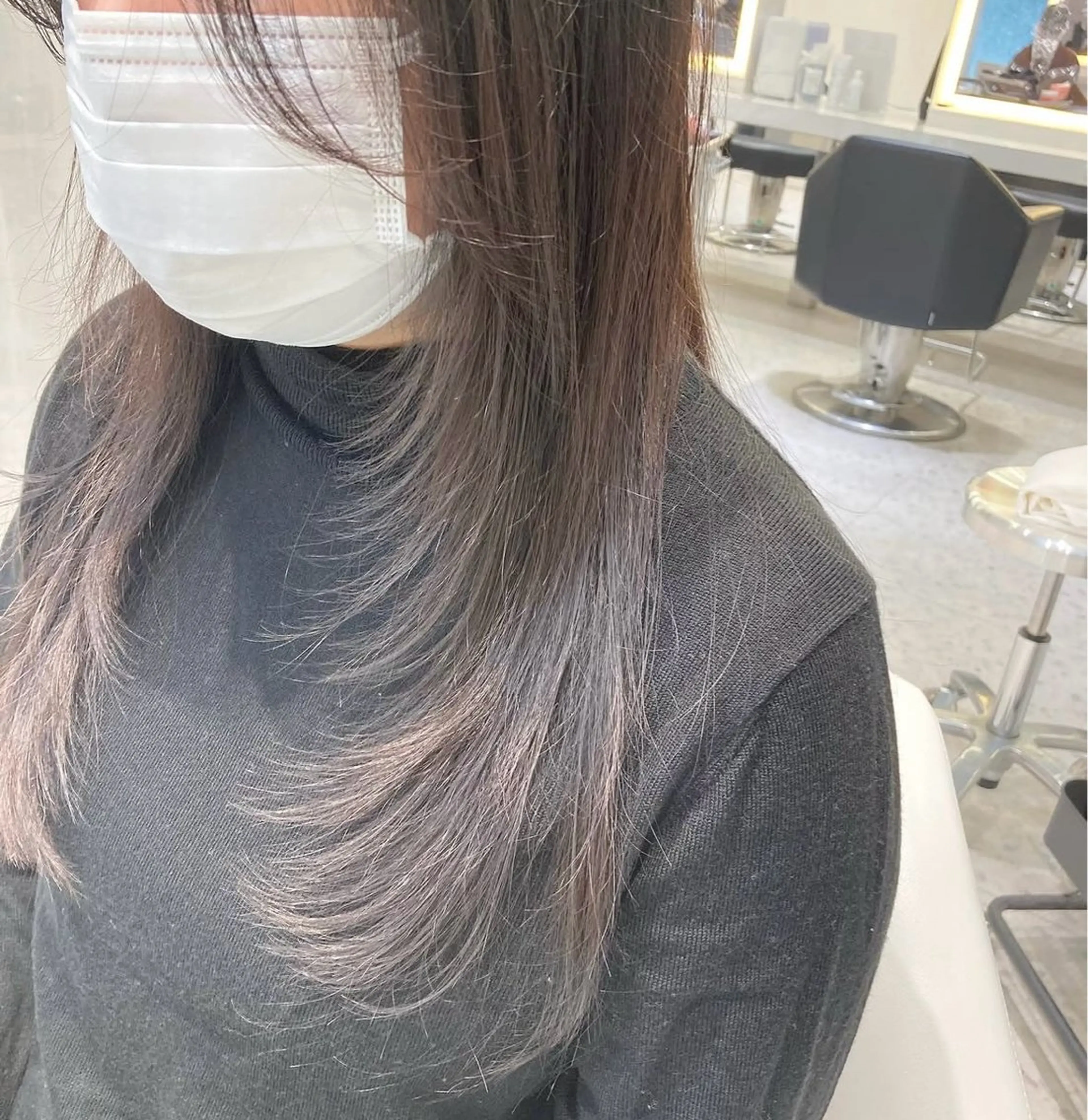 ロング レイヤーカット 山田 ひかりのヘアスタイル
