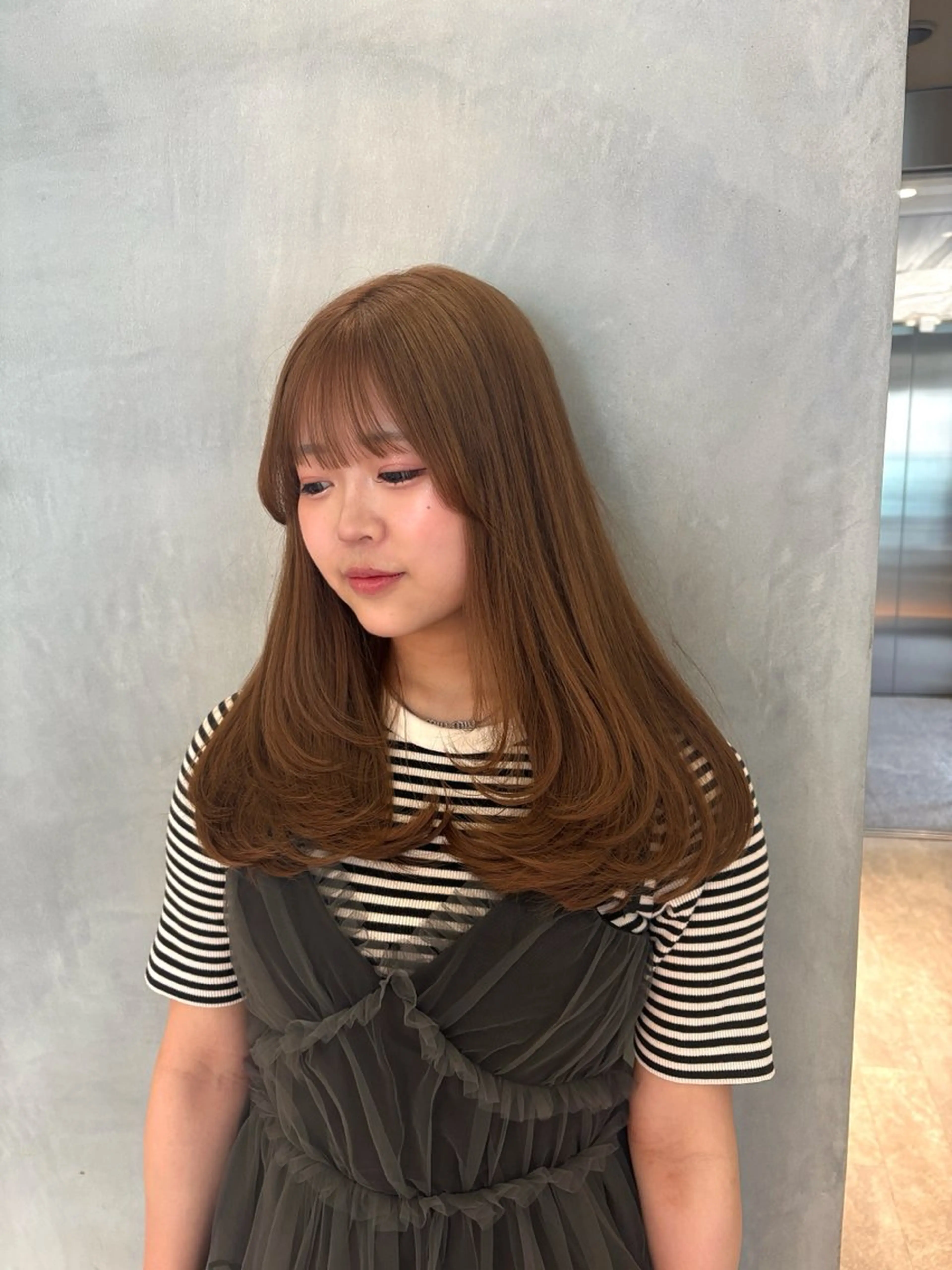 ロング 顔周りレイヤーカット /髪質改善/ゆう🤍のヘアスタイル