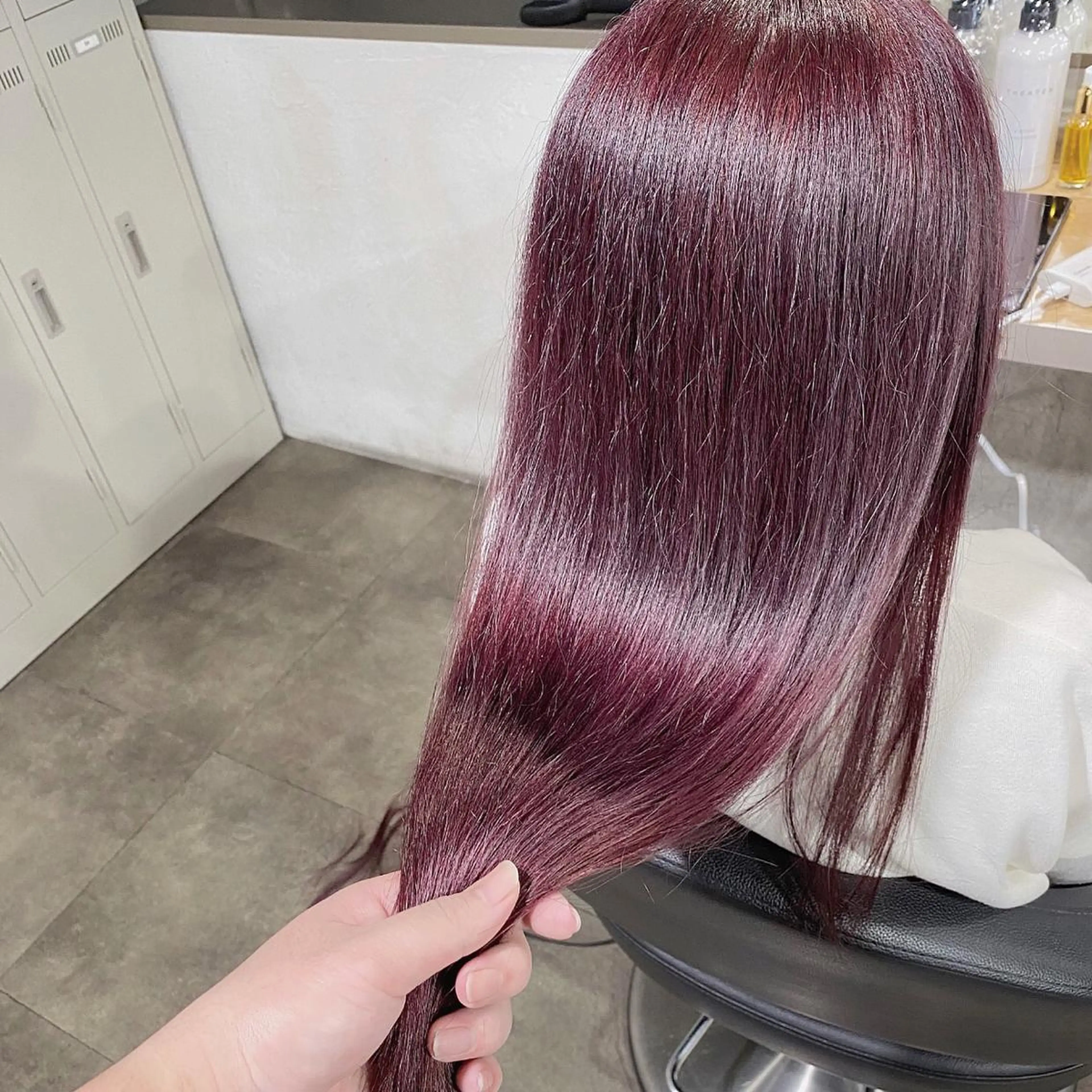 セミロング カラー トリートメント ヘッドスパ ヘアセット 🤍CANDY横浜 【公式】🤍のヘアスタイル