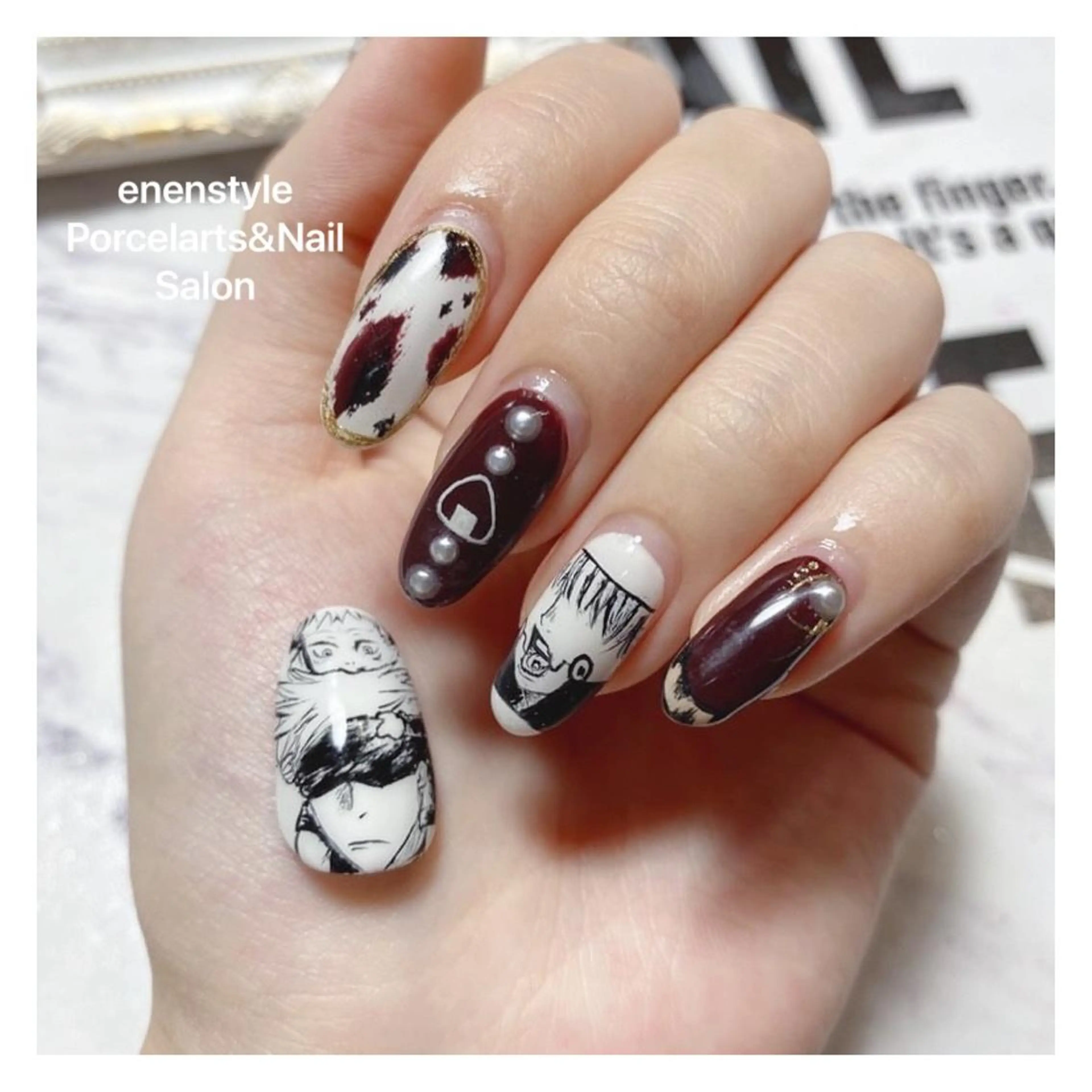 ミディアム ネイル 👑enen style👑のネイルデザイン