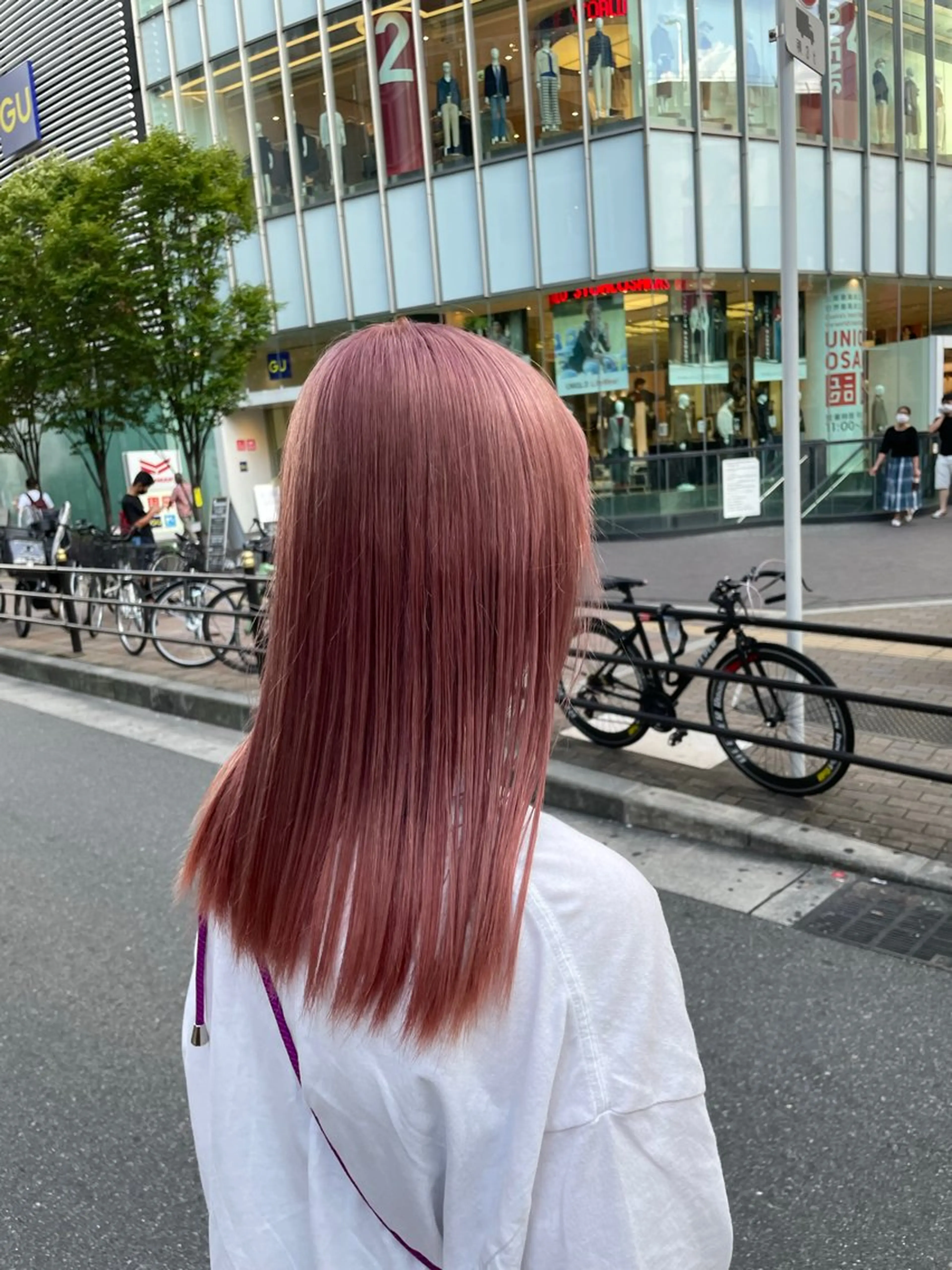 セミロング カラー 似合わせハイトーン ヒロトのヘアスタイル