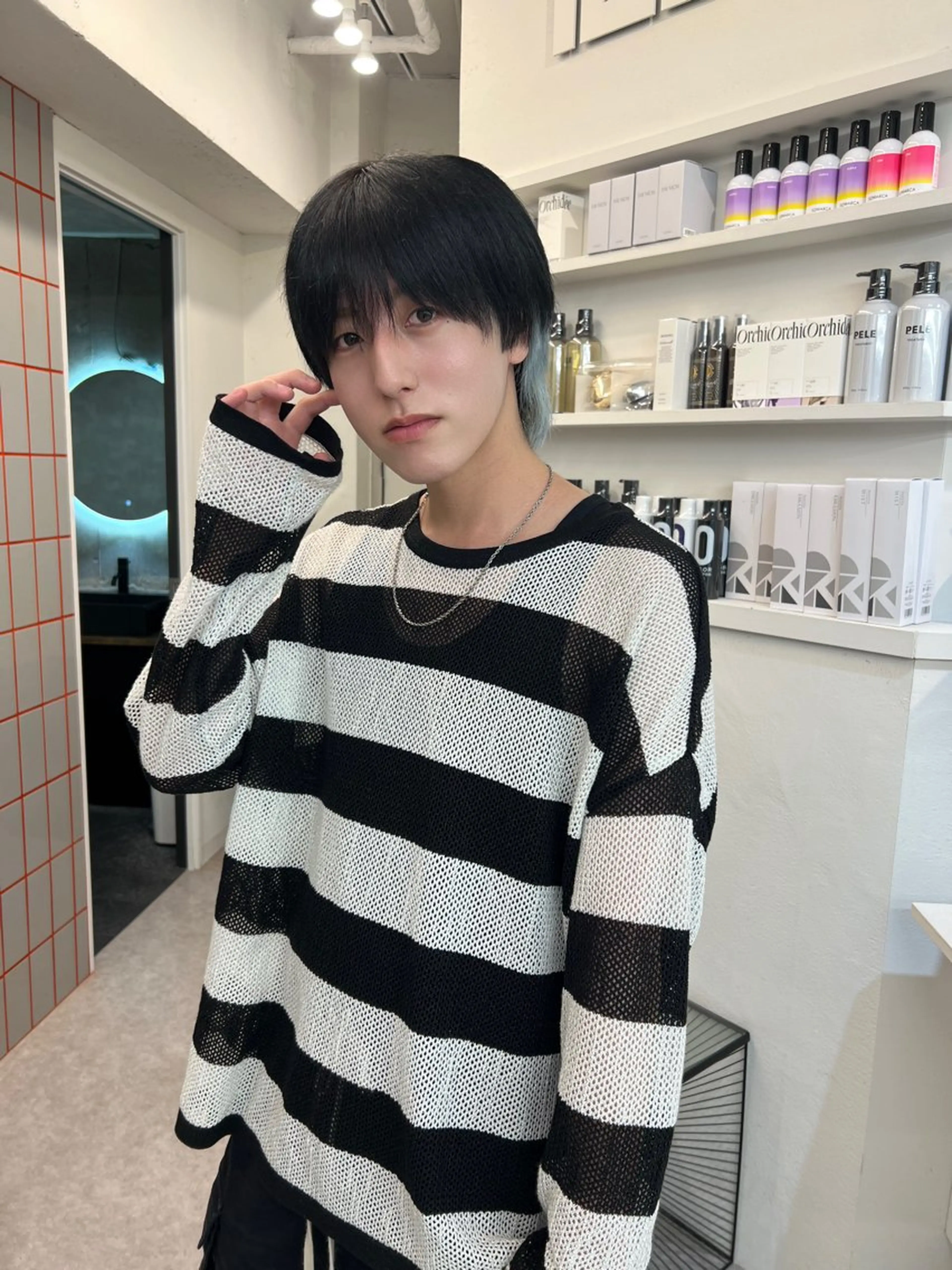 カラー ブリーチ ヘアカラー PELE所属・透明感ハイトーン🐩 原宿/yumekaのヘアスタイル