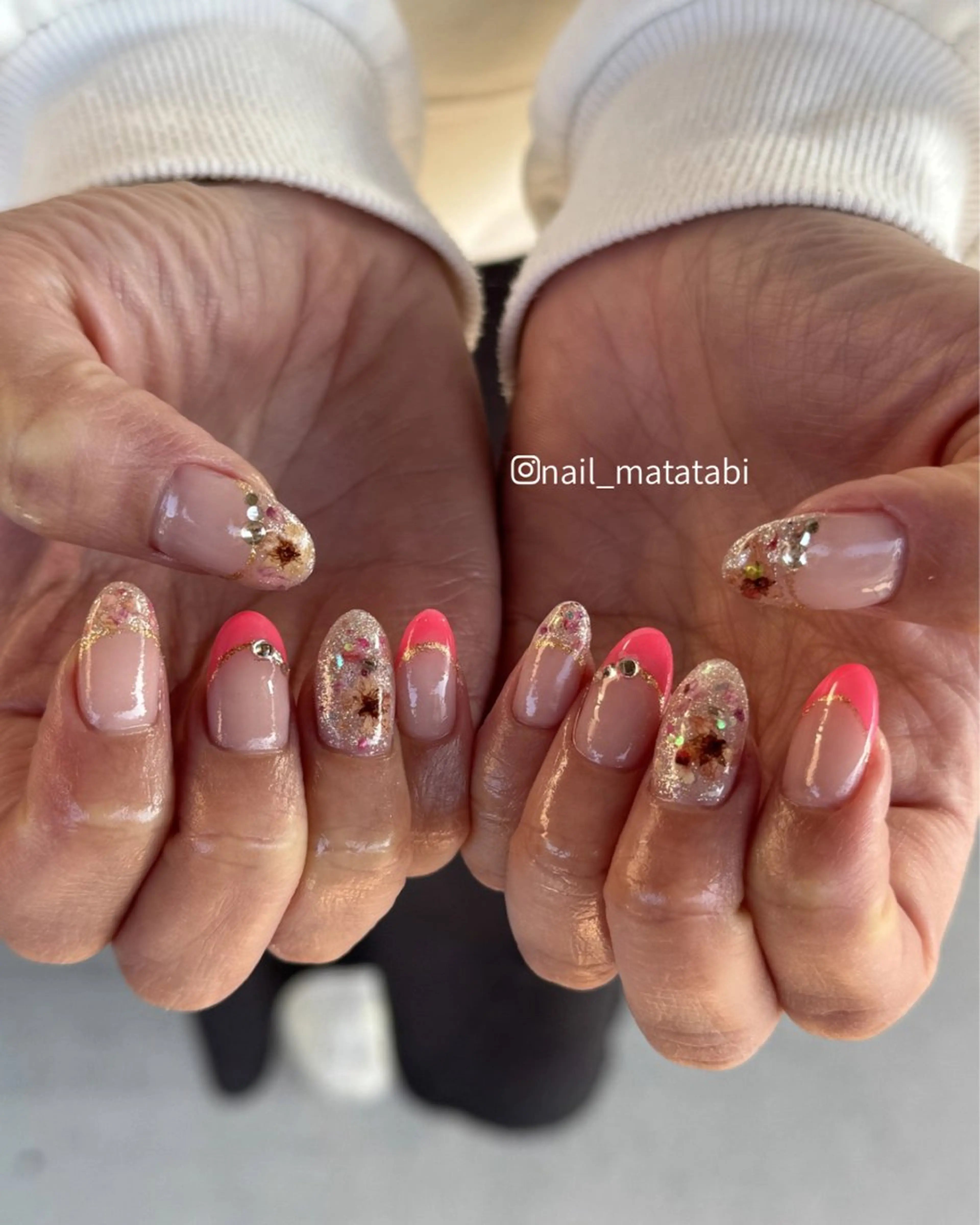 ネイル フラワーネイル ハンドネイル MATATABI. kumiのネイルデザイン