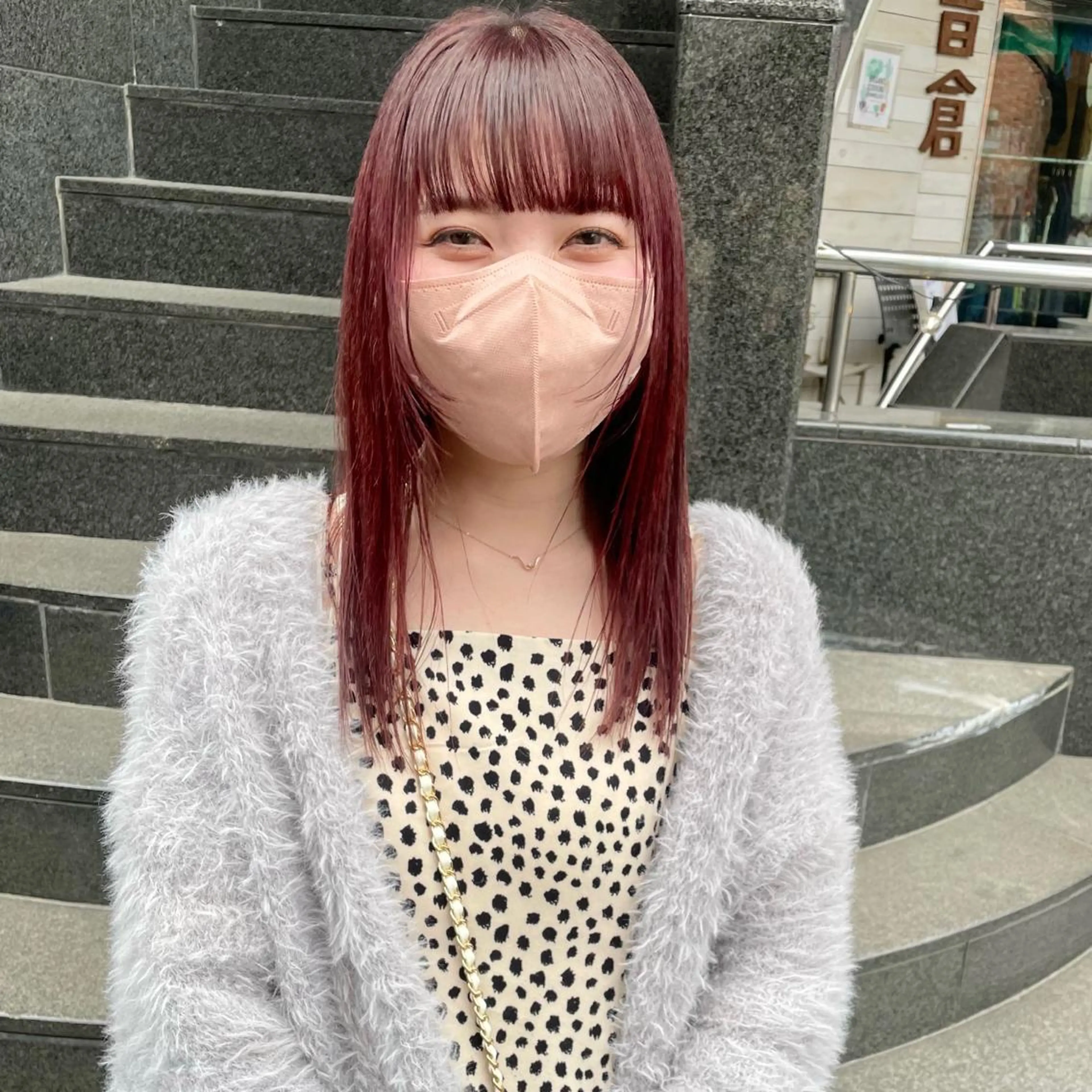 セミロング カラー カット ヘアカラー トリートメント 🍊暖色×顔周り 🍊cocoroのヘアスタイル