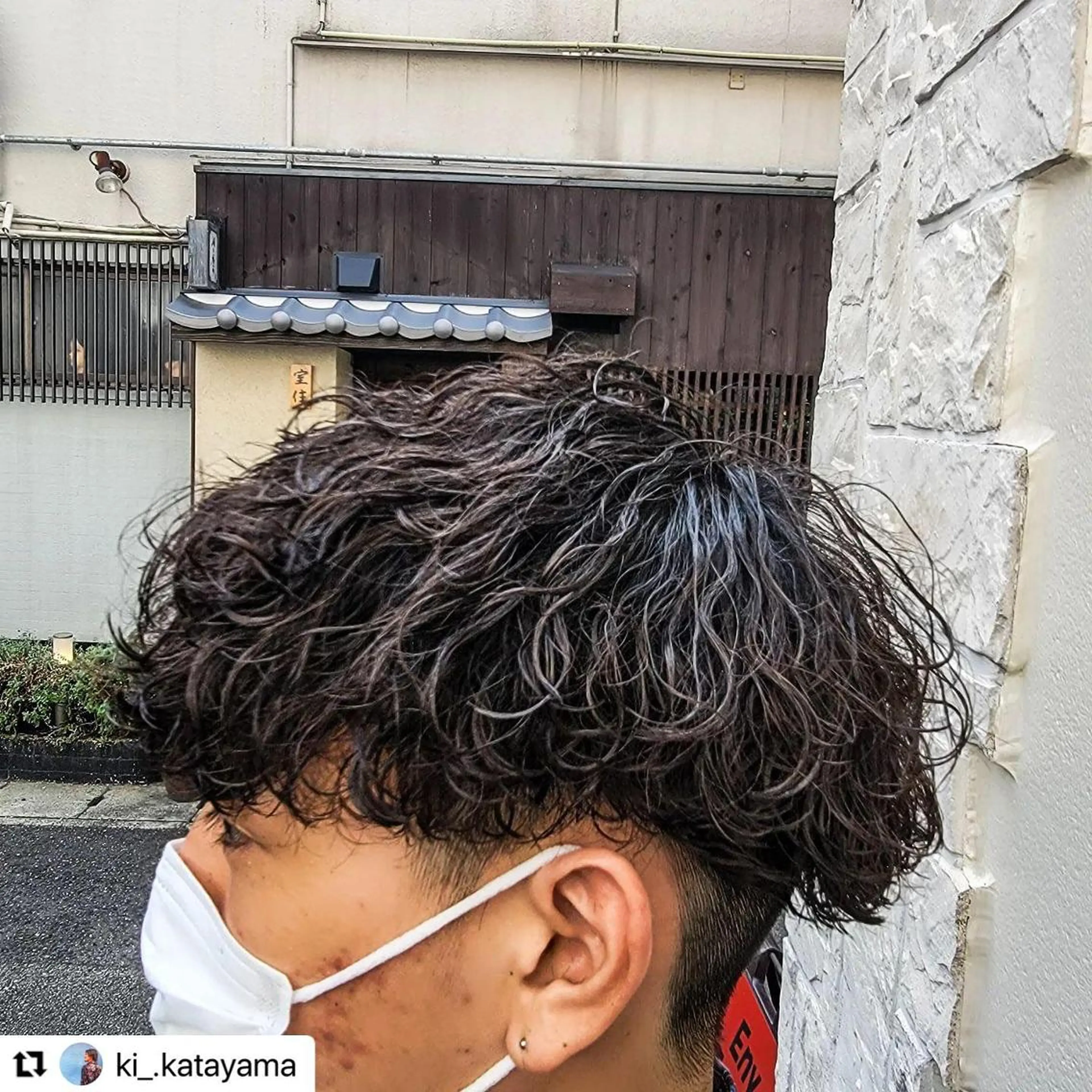 ミディアム カラー メンズ ミディアムパーマ メンズパーマ メンズツイストパーマ 波巻きパーマ ツイストパーマ 🩷Eny terrace🩷のヘアスタイル