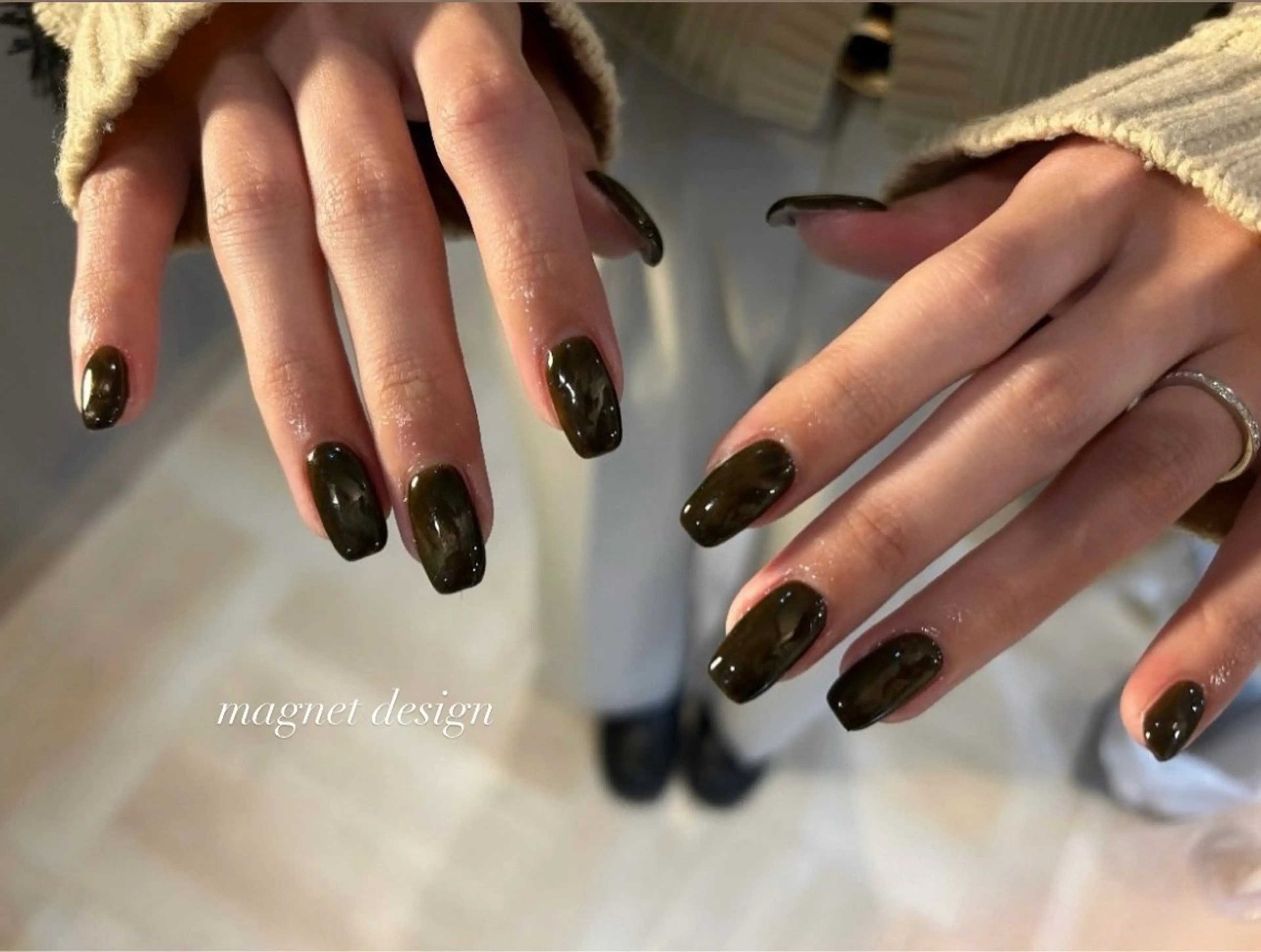 ネイル ニュアンスネイル ハンドネイル MARU NAIL nanokaのネイルデザイン