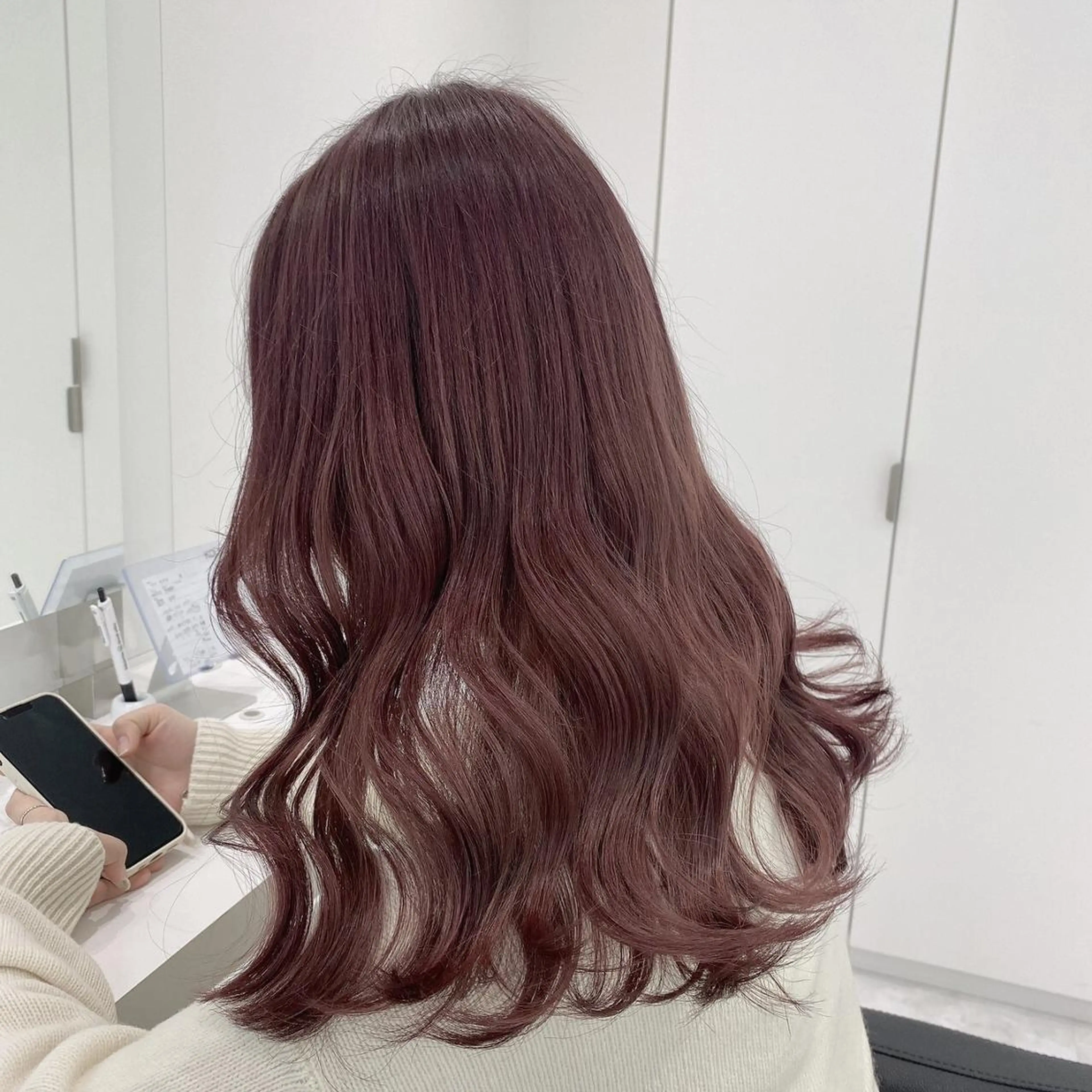 カラー セミロング カット ヘアカラー ヘアセット 🎀Girly艶髪カ ラー🎀Harukaのヘアスタイル