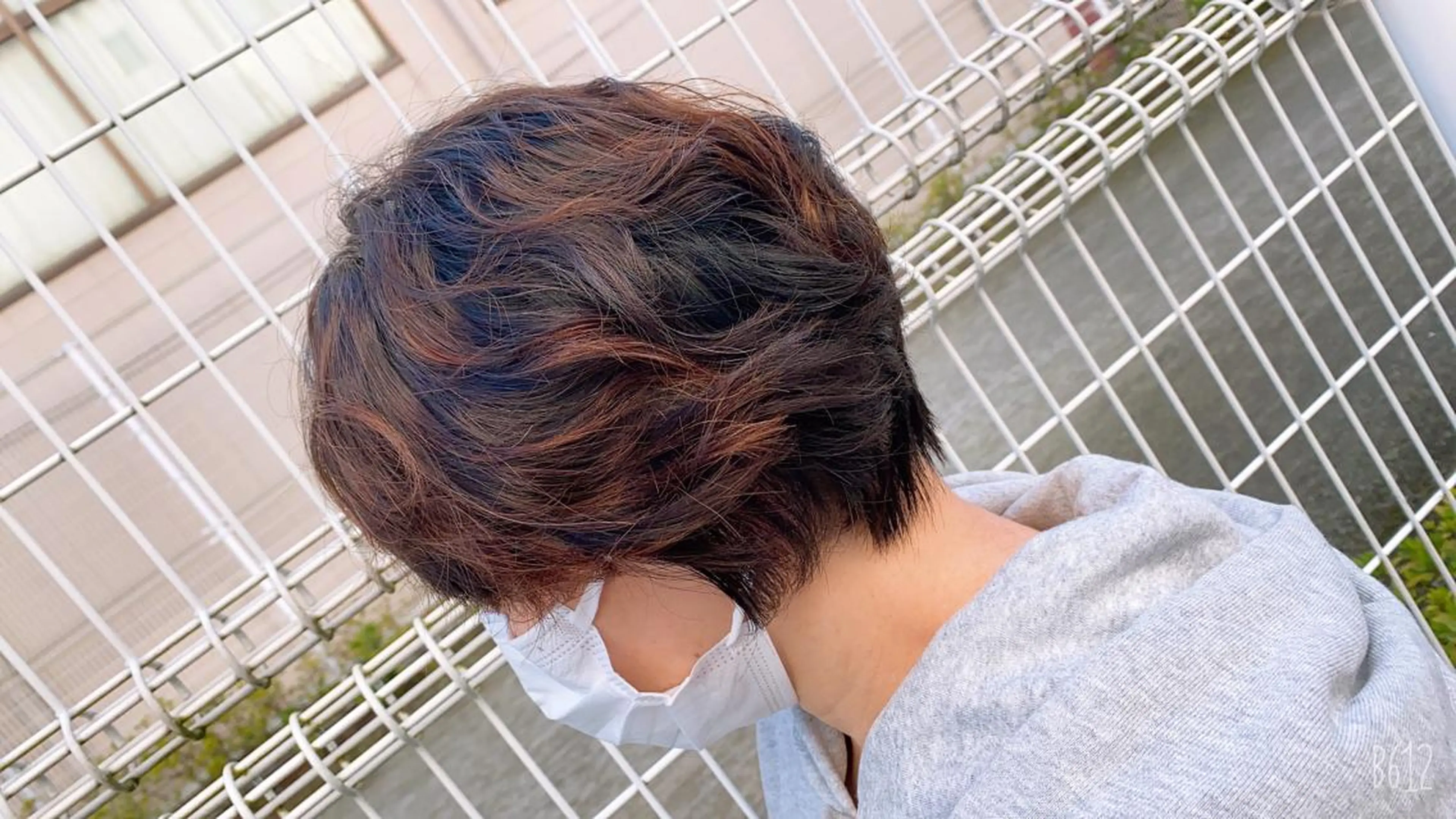 ショート パーマ 斎藤 彩香のヘアスタイル