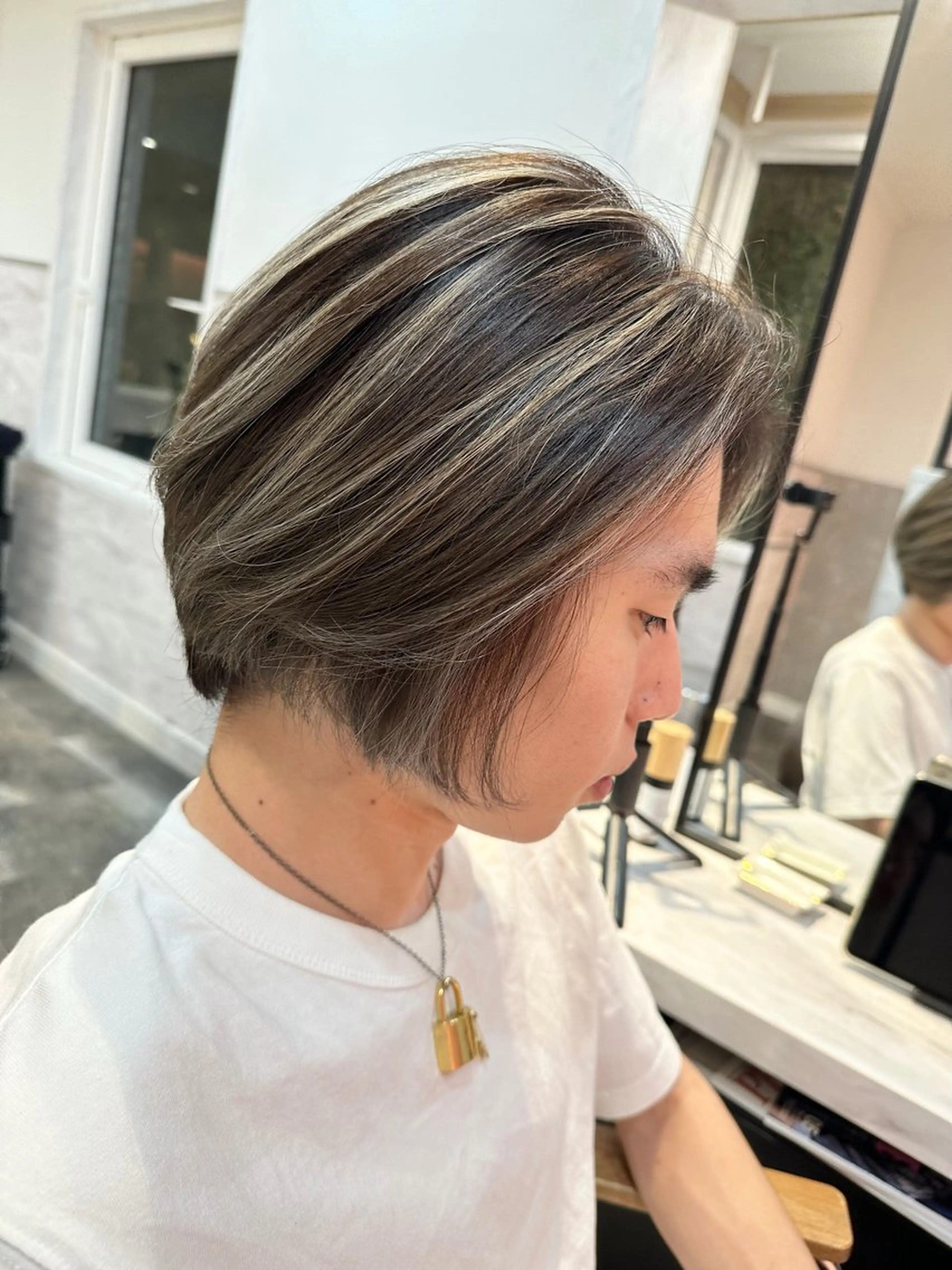 ショート レイヤーカット /ダイスケのヘアスタイル