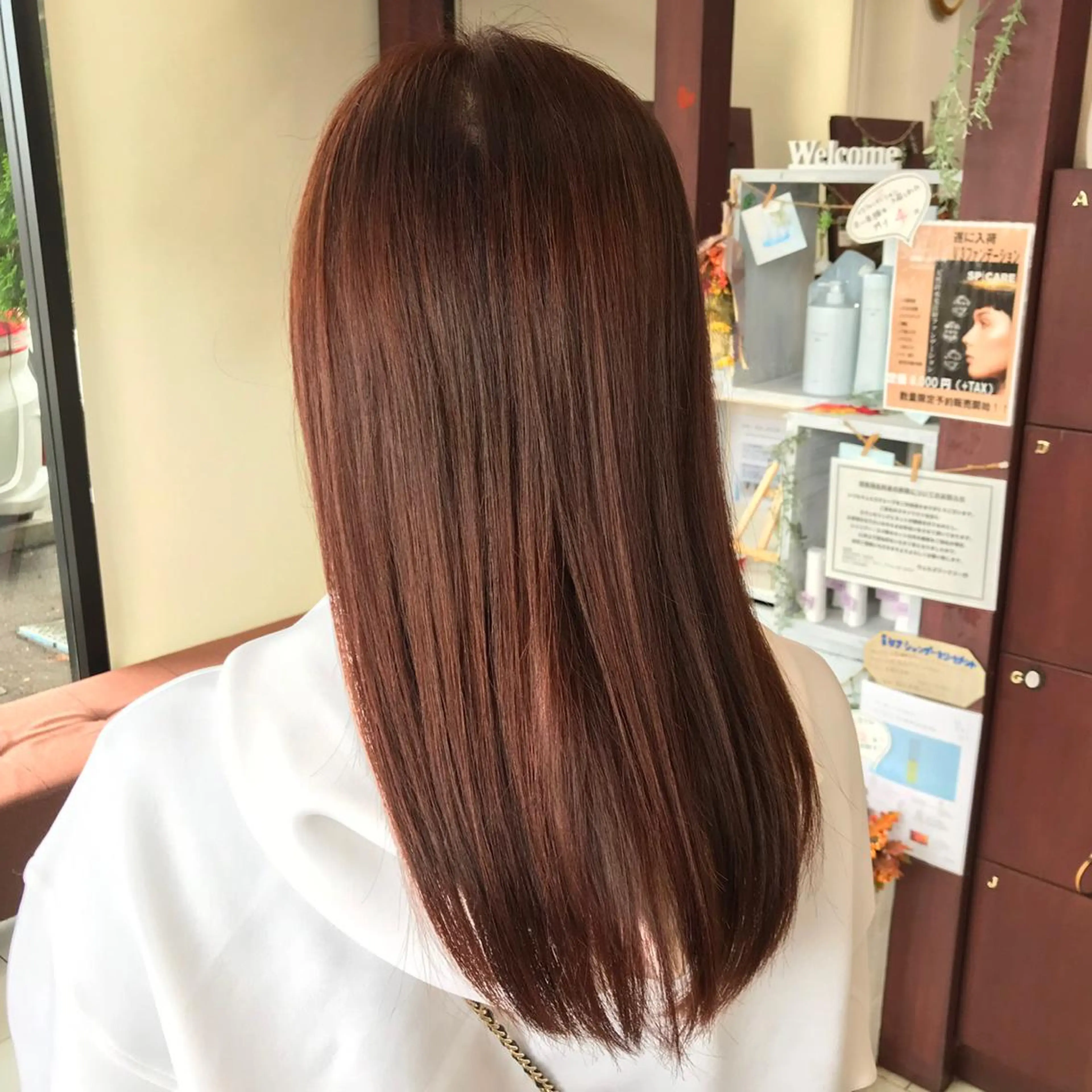 セミロング カラー Well‘s黒木🌿 レイヤー💎寒色のヘアスタイル