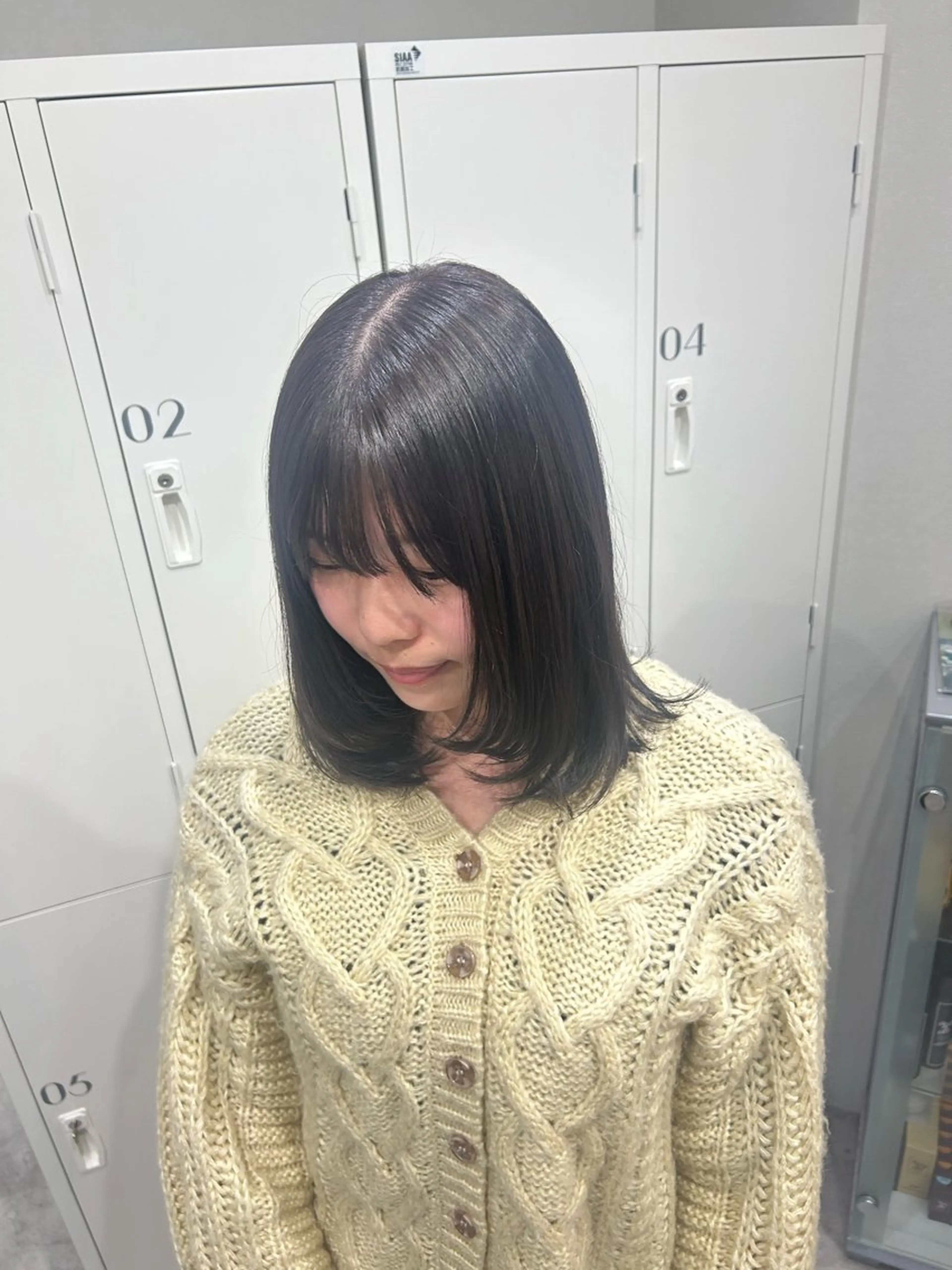 ミディアム カラー ヘアアレンジ ヘアカラー ボブ /ニュアンス/ satomi🧸💖のヘアスタイル