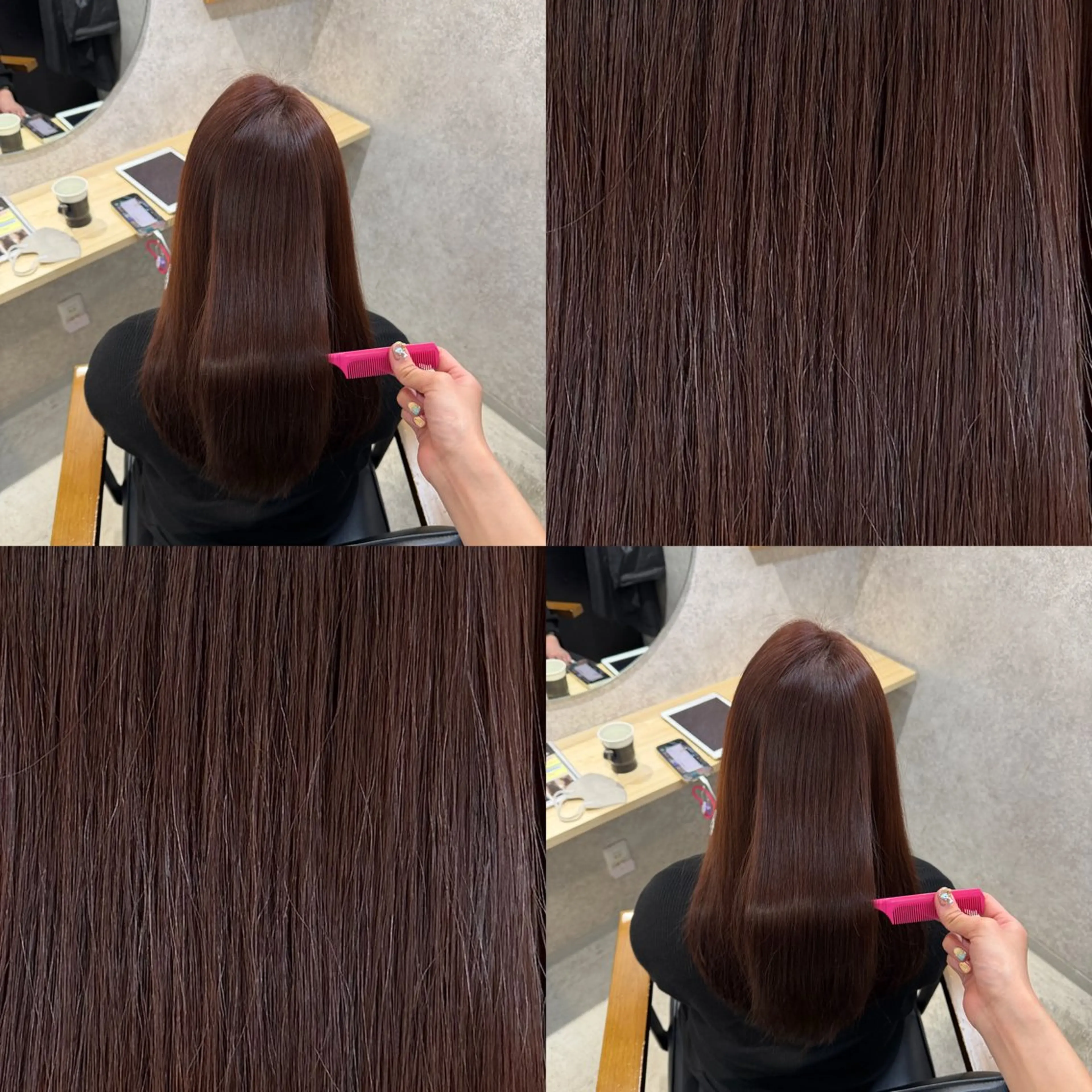 ロング ヘアカラー 全席個室美容室 DEFI上野 髪質改善&トリートメント所属・ほの かのヘアスタイル