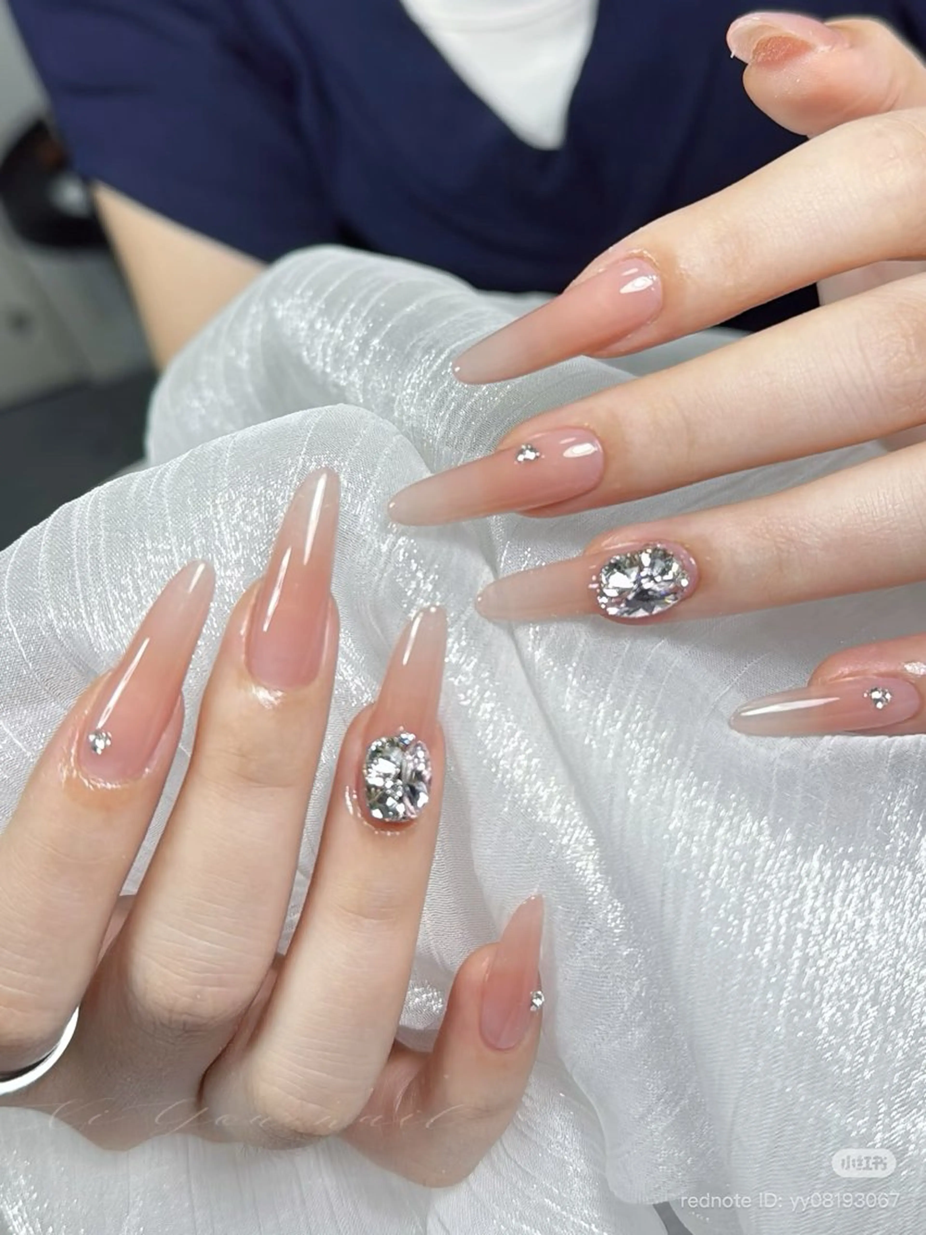 ネイル ハンドネイル Aura  Nail 長さだし/パラジェルのネイルデザイン