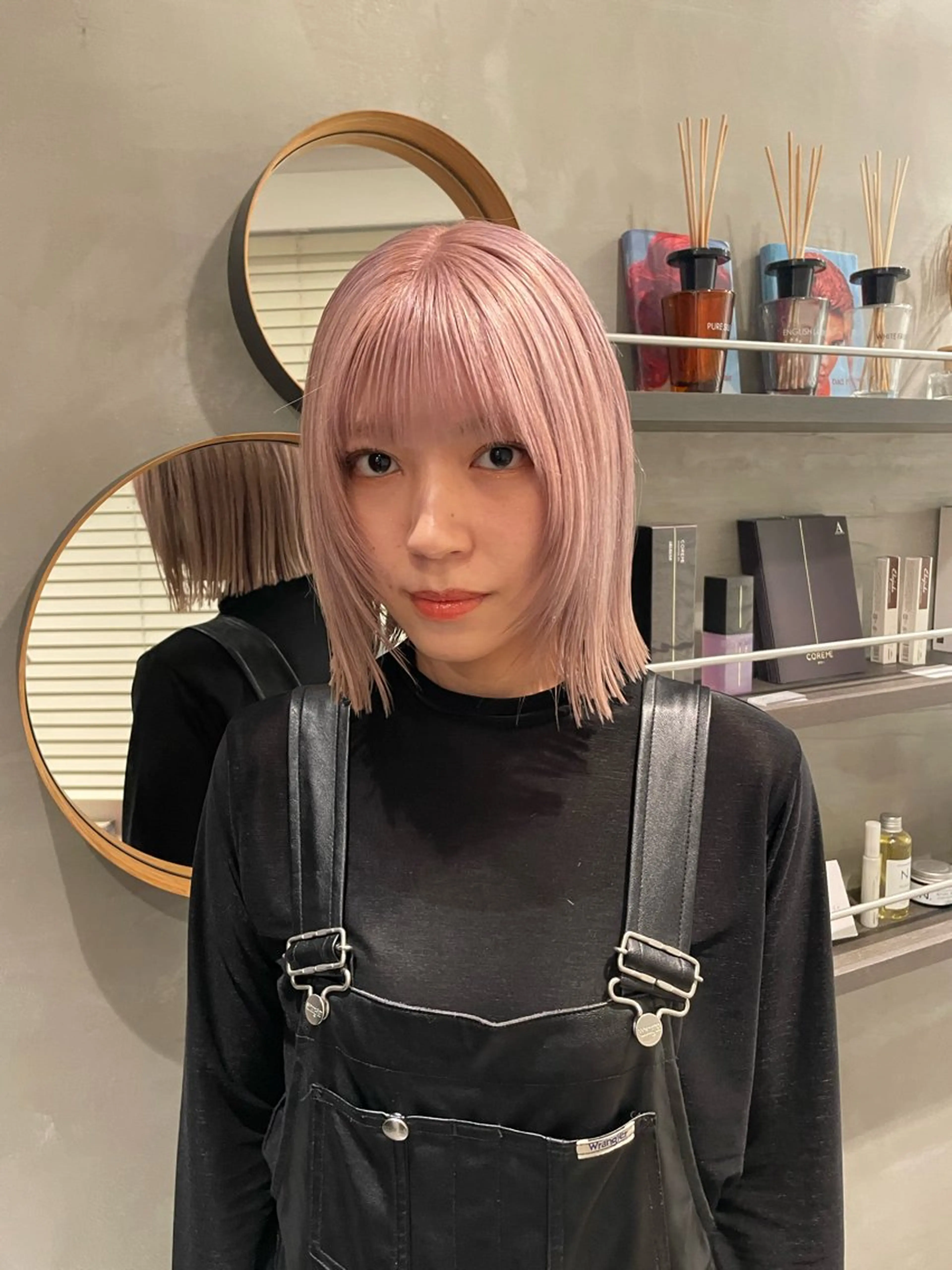 ミディアム カラー ヘアカラー トリートメント 🍃透明感/デザイン 店長MASARU🍃のヘアスタイル